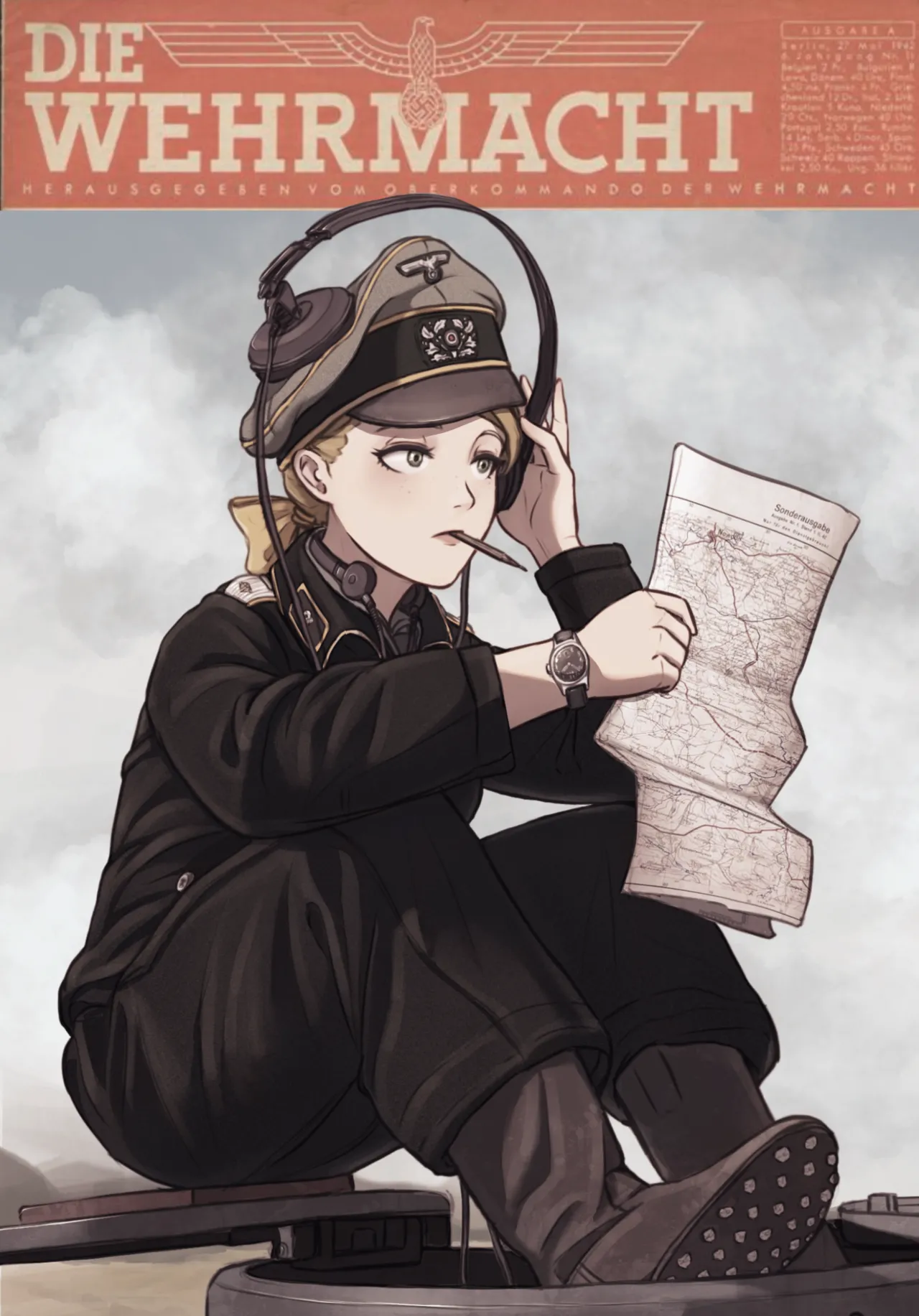 军装少女 page 84 - military hentai manga - read online free