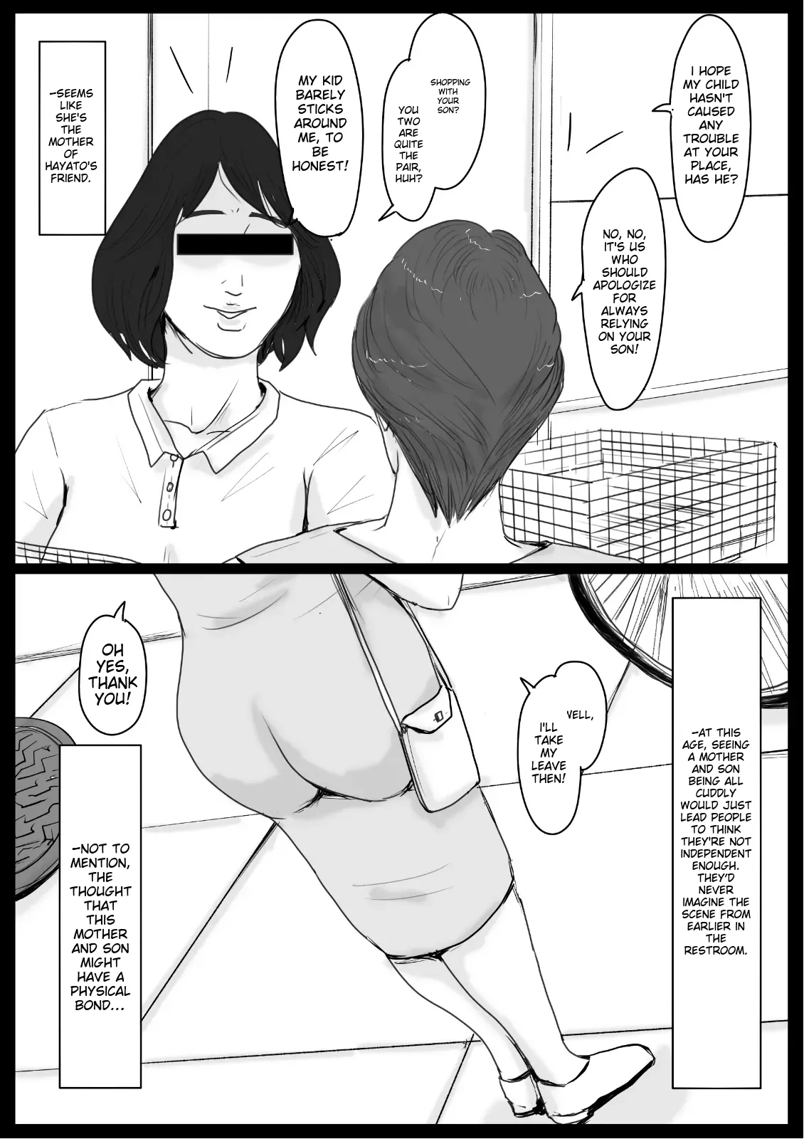 Oozora Kaiko (kaiko)] Mitchaku! Mamakko Danshi to Okaa-san ~Aru 1-nichi no Document [English] page 13 original parody - handjob milf hentai manga - read online free