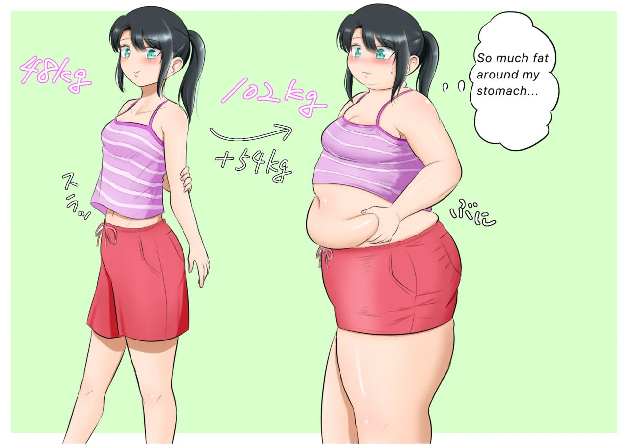 Longing for softness page 19 original parody - bbw weight gain hentai manga - read online free