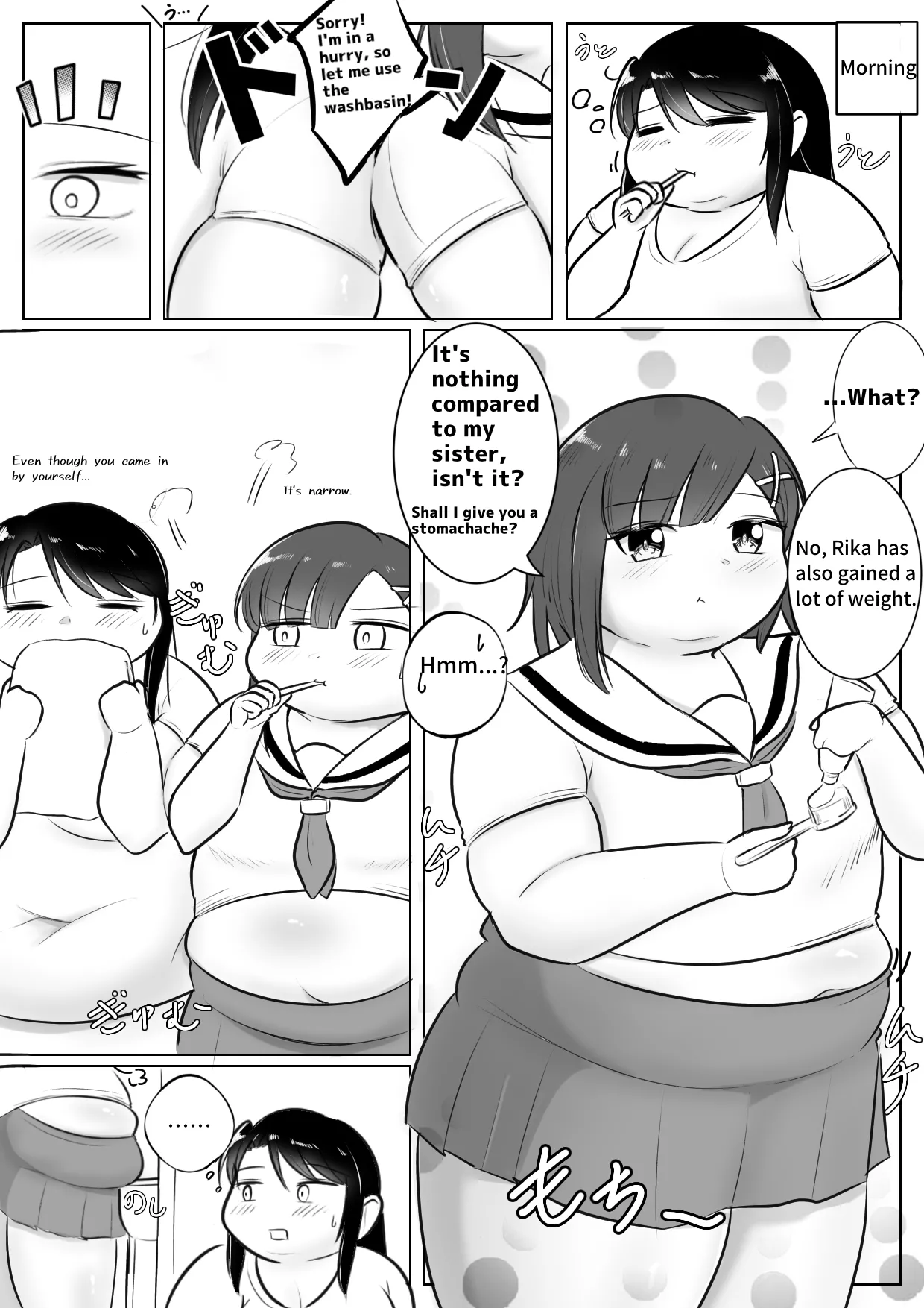 Longing for softness page 55 original parody - bbw weight gain hentai manga - read online free