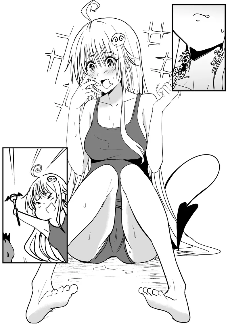 Lala page 10 featuring lala satalin deviluke to love-ru parody - swimsuit armpit sex hentai manga - read online free