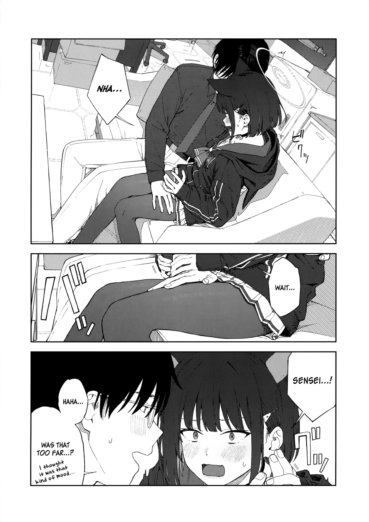 Sensei, Doushite Watashi nano...? | Sensei, Why Me...? page 11 featuring kazusa kyouyama blue archive parody - sole female sole male hentai manga - read online free
