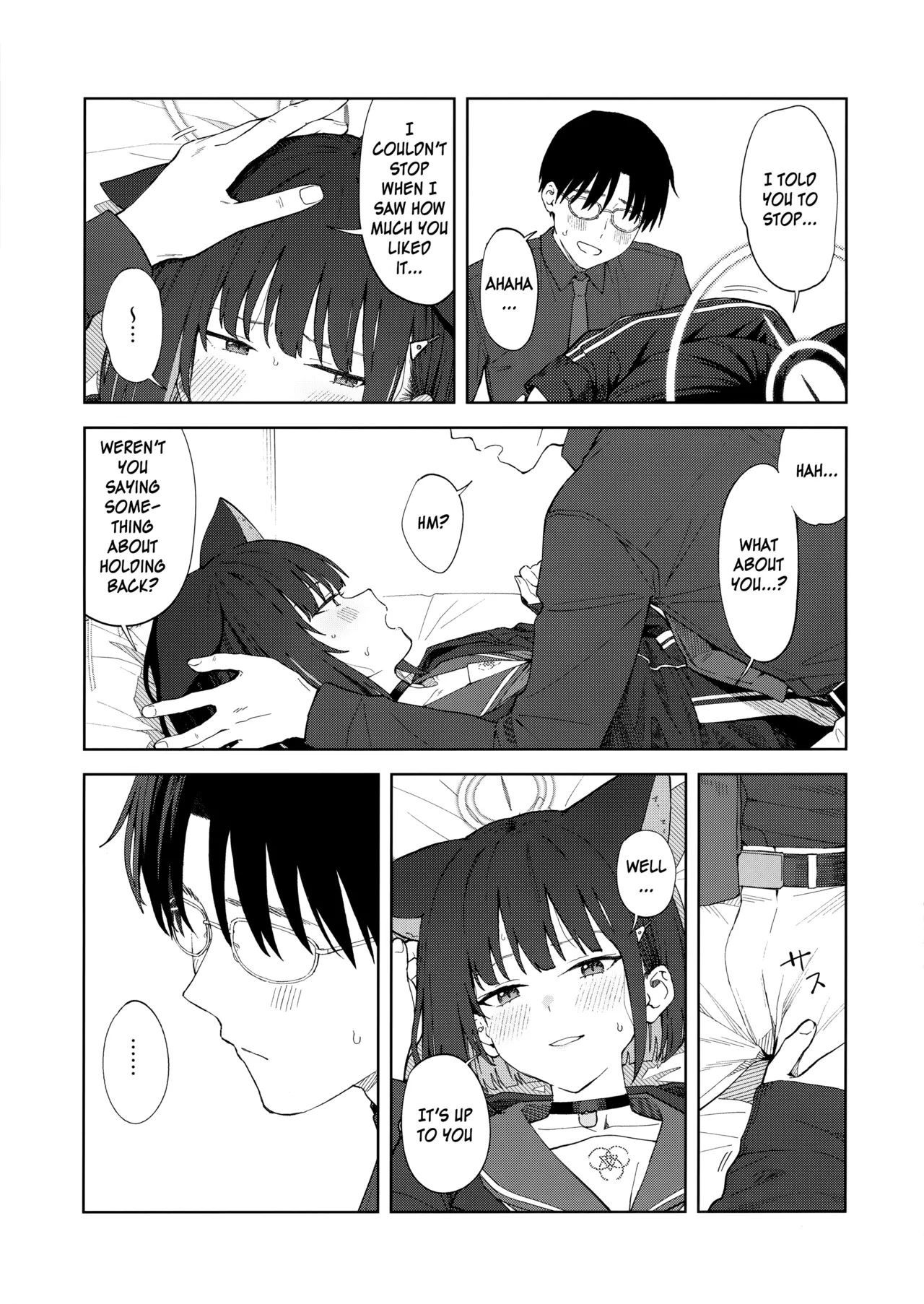 Sensei, Doushite Watashi nano...? | Sensei, Why Me...? page 22 featuring kazusa kyouyama blue archive parody - sole female sole male hentai manga - read online free