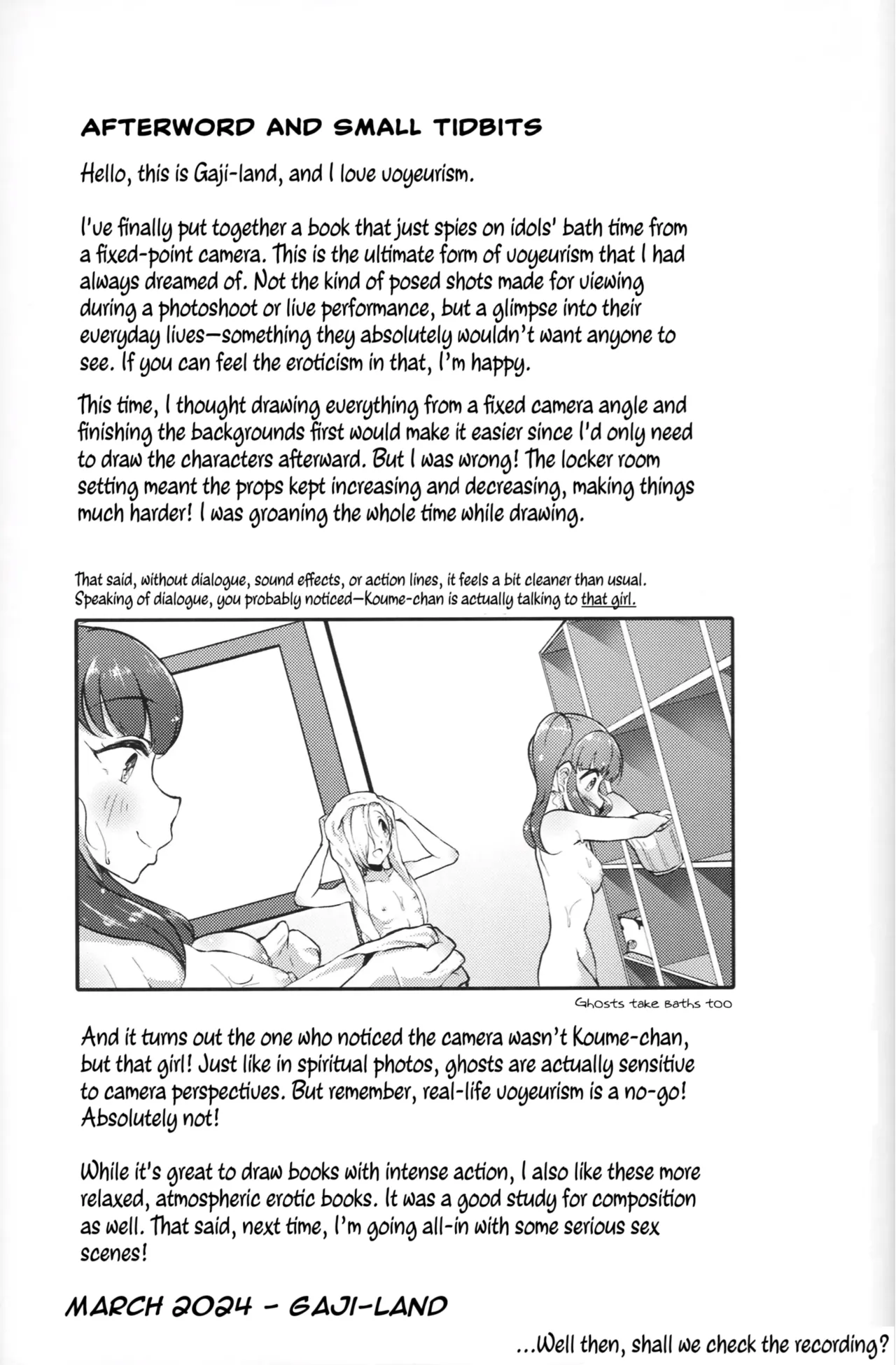 Voyeur page 32 featuring yukari mizumoto the idolmaster parody - big breasts no penetration hentai manga - read online free