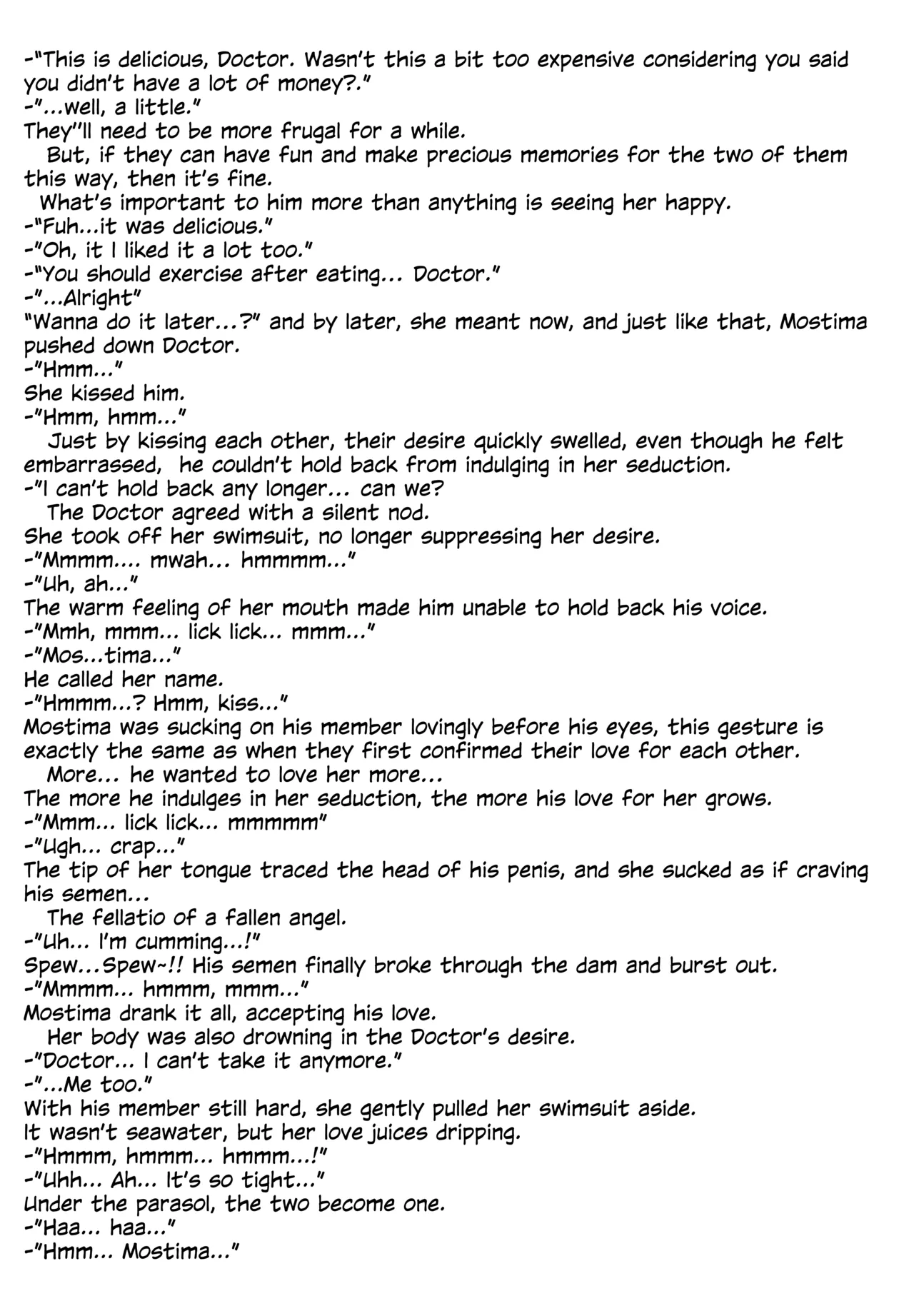 Angel Temptation page 35 featuring mostima arknights parody - sole female sole male hentai manga - read online free