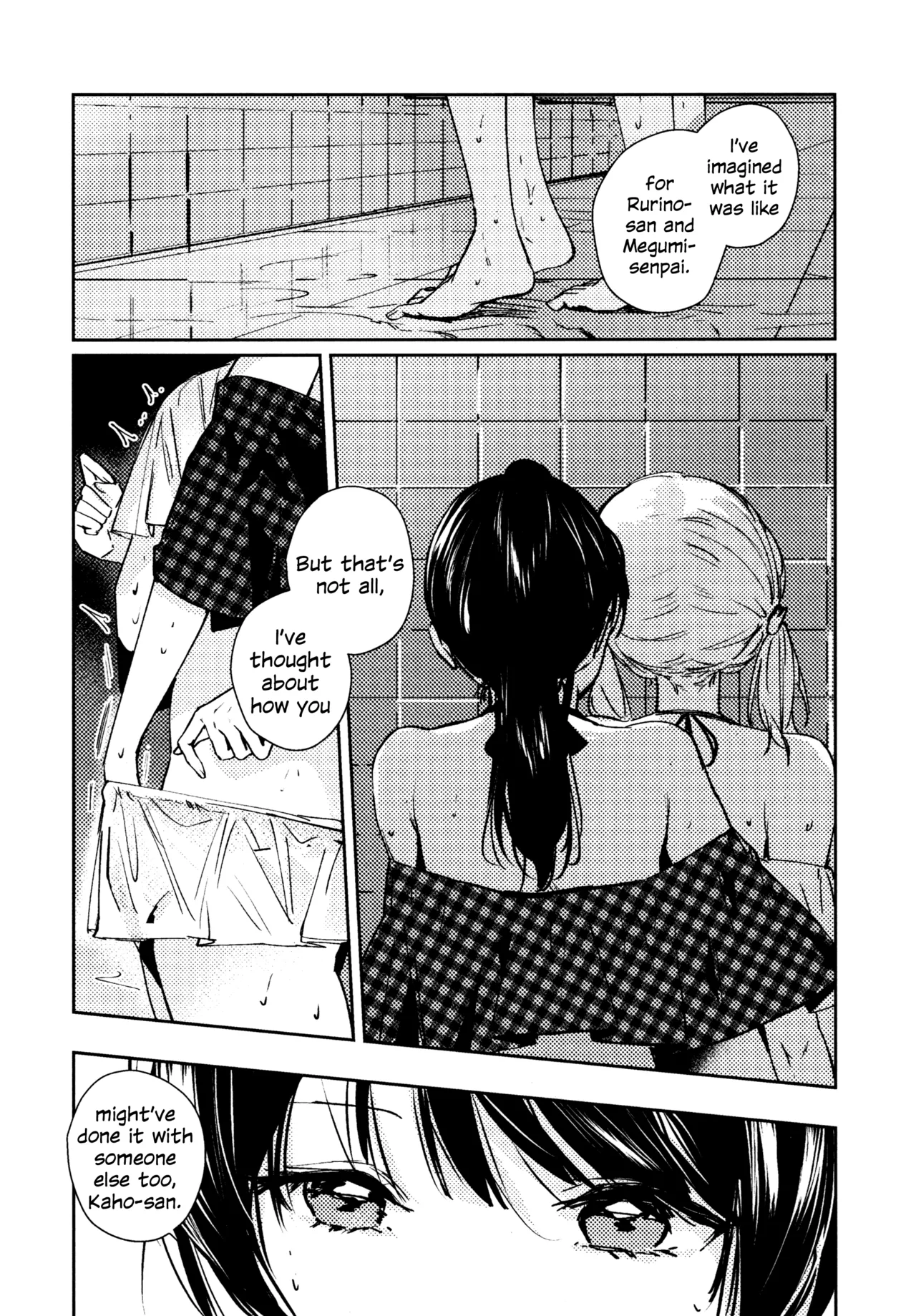 Aspherical Love page 88 featuring kaho hinoshita love live hasunosora jogakuin school idol club parody - cunnilingus females only hentai manga - read online free