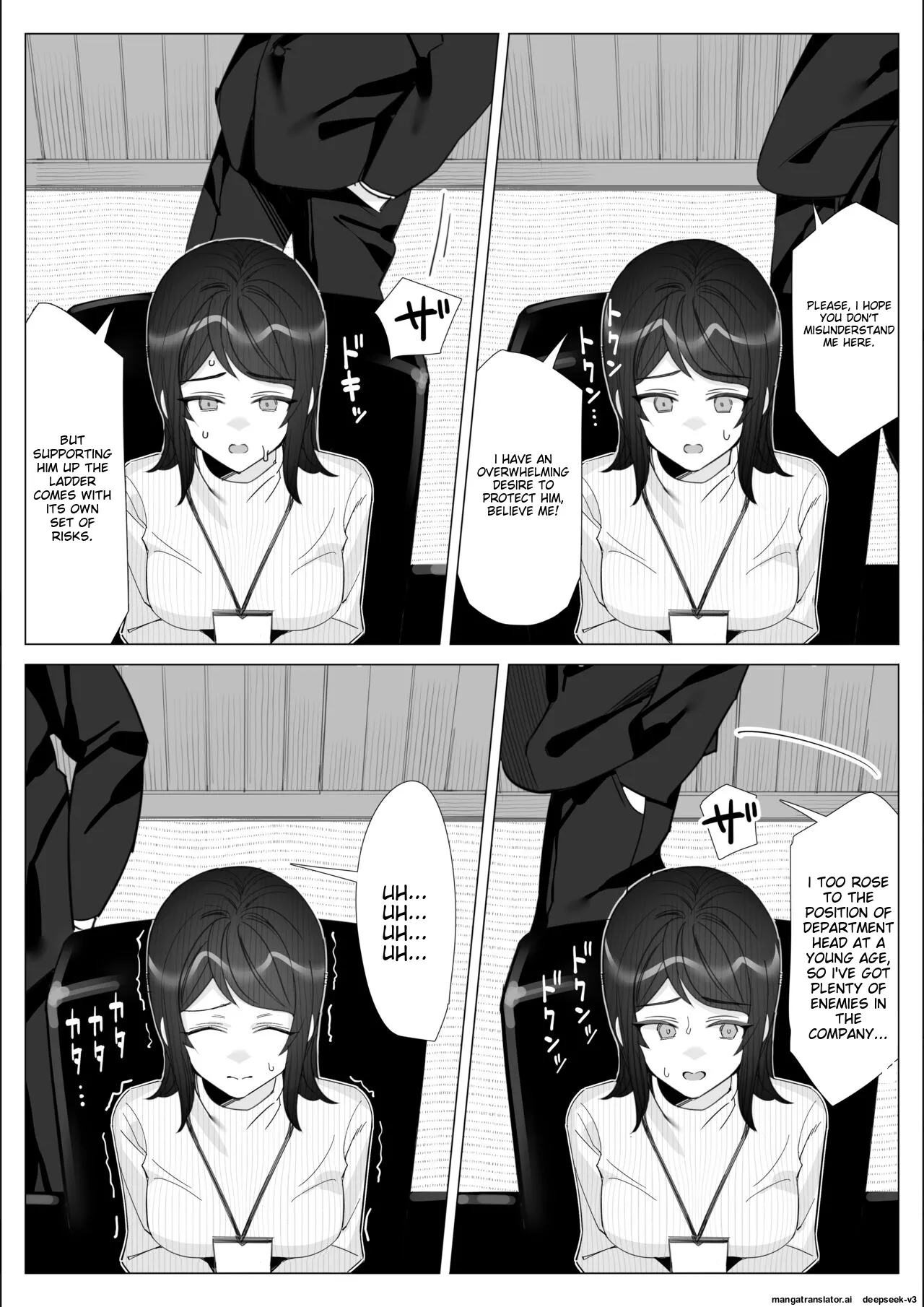 Pride no Takai Career Joshi ga Batsuichi Furyou Joushi ni Netorareru Hanashi | A story about a proud career woman being seduced by her bad divorced boss page 13 original parody - blindfold big penis hentai manga - read online free