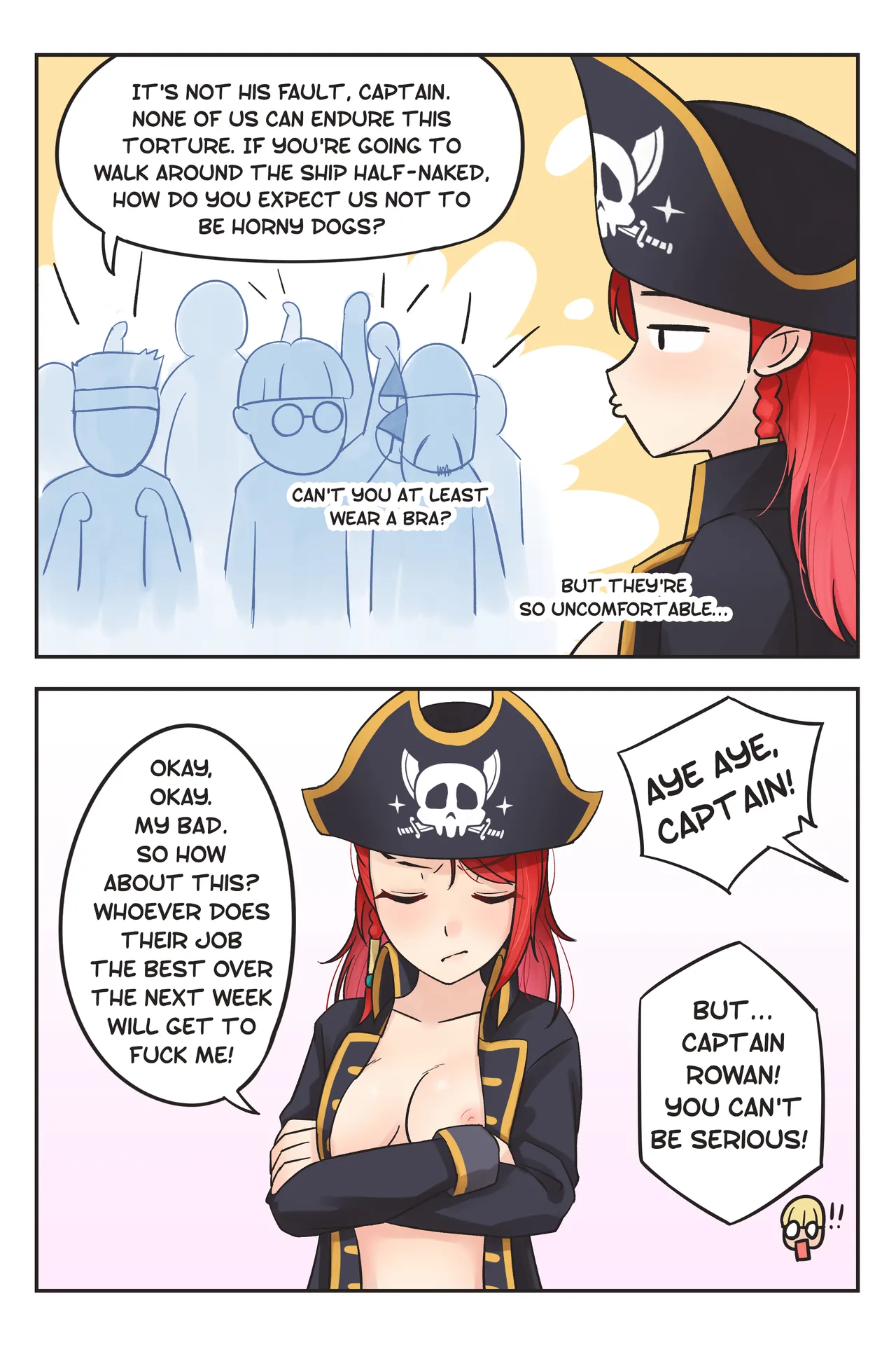 Rowan the Red Hair page 14 original parody - unusual teeth mmf threesome hentai manga - read online free