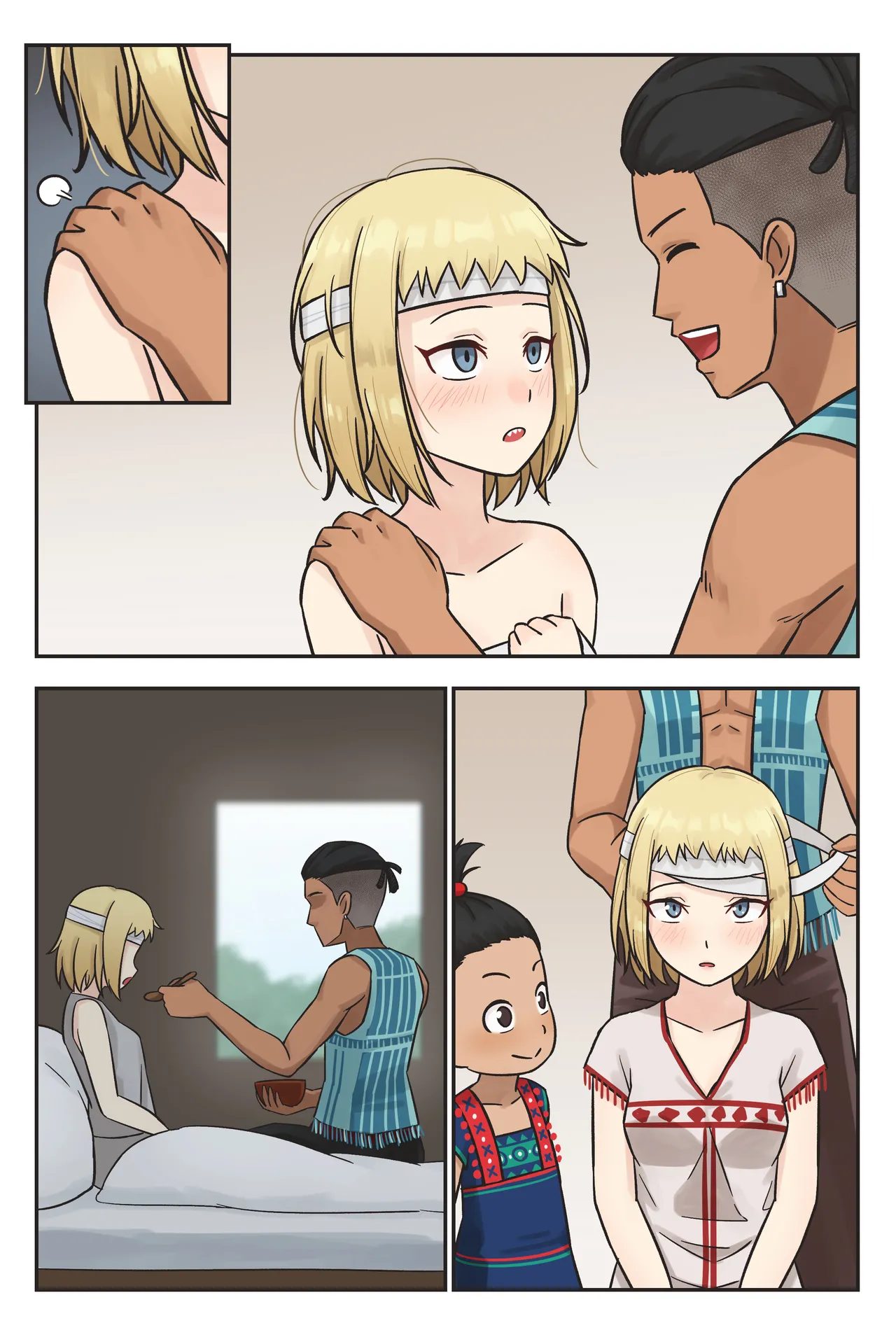 Rowan the Red Hair page 57 original parody - unusual teeth mmf threesome hentai manga - read online free