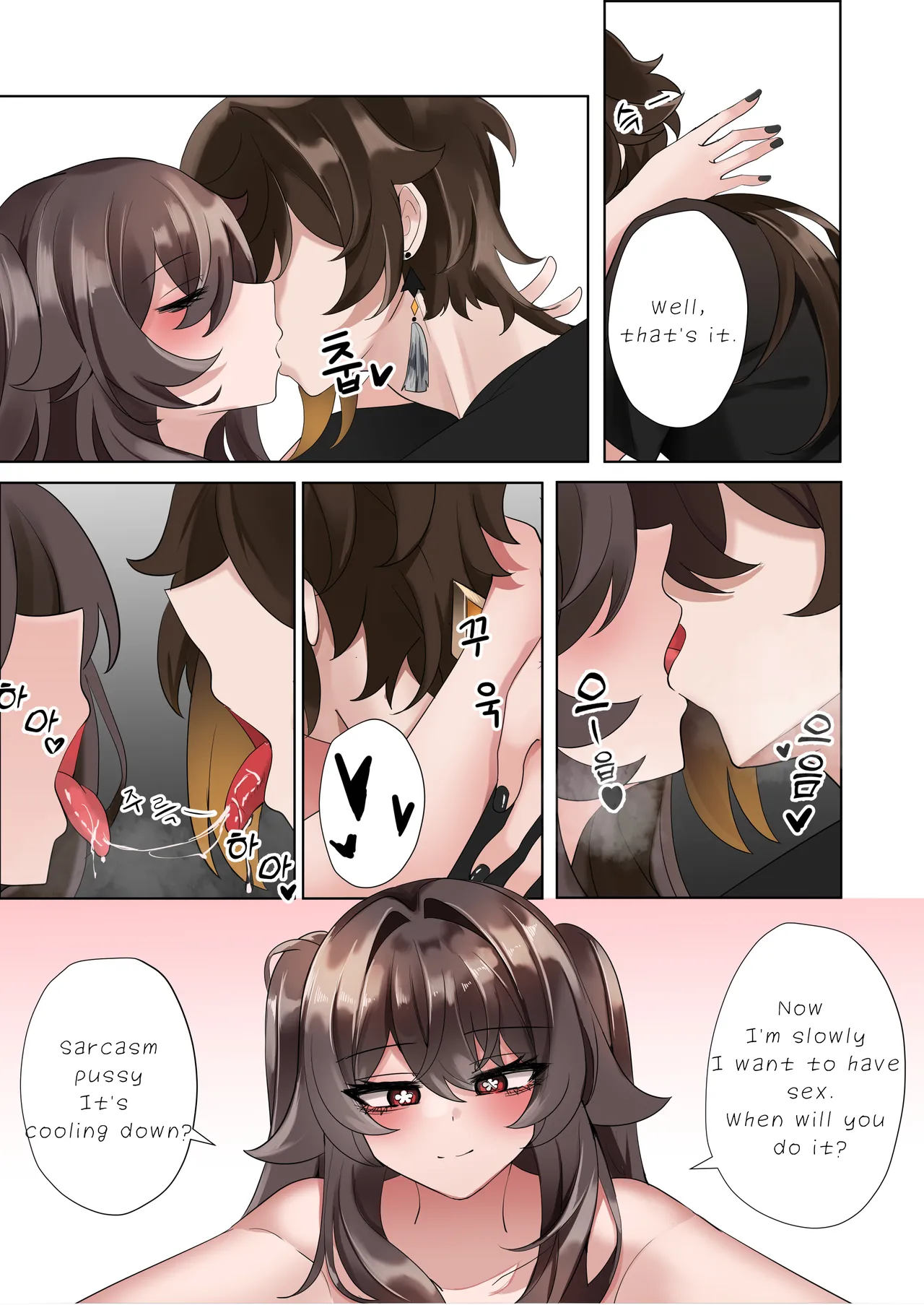 Keiyaku | Contract page 15 featuring hu tao genshin impact parody - unusual pupils uncensored hentai manga - read online free