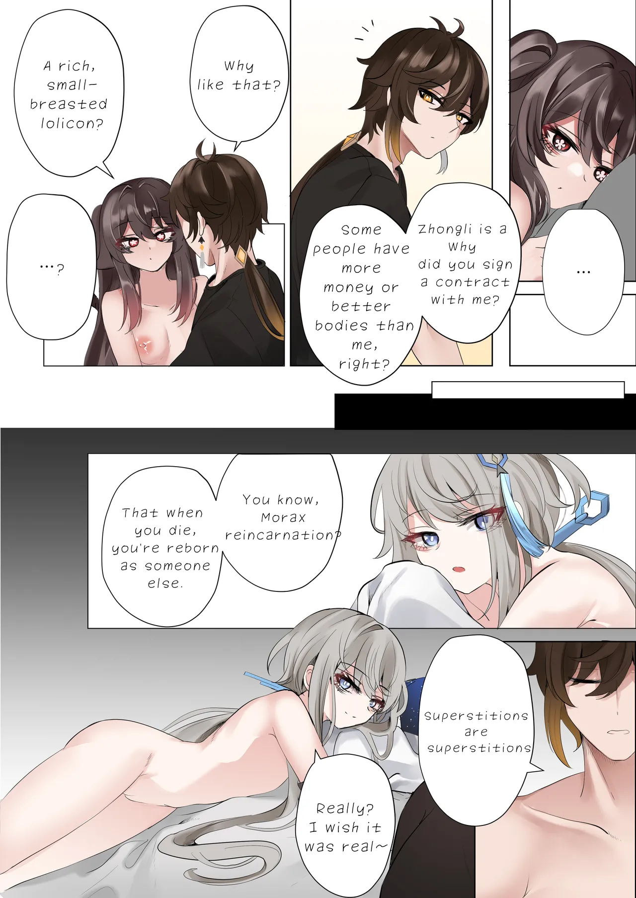 Keiyaku | Contract page 30 featuring hu tao genshin impact parody - unusual pupils uncensored hentai manga - read online free