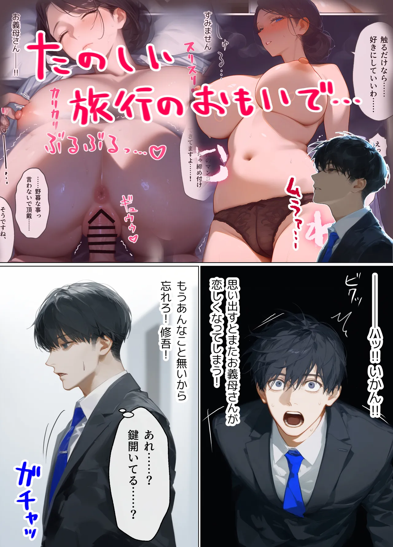 古風美人な義母と同居したら本能剥き出し危険日種付けセックスに発展してしまった話 - Page 135