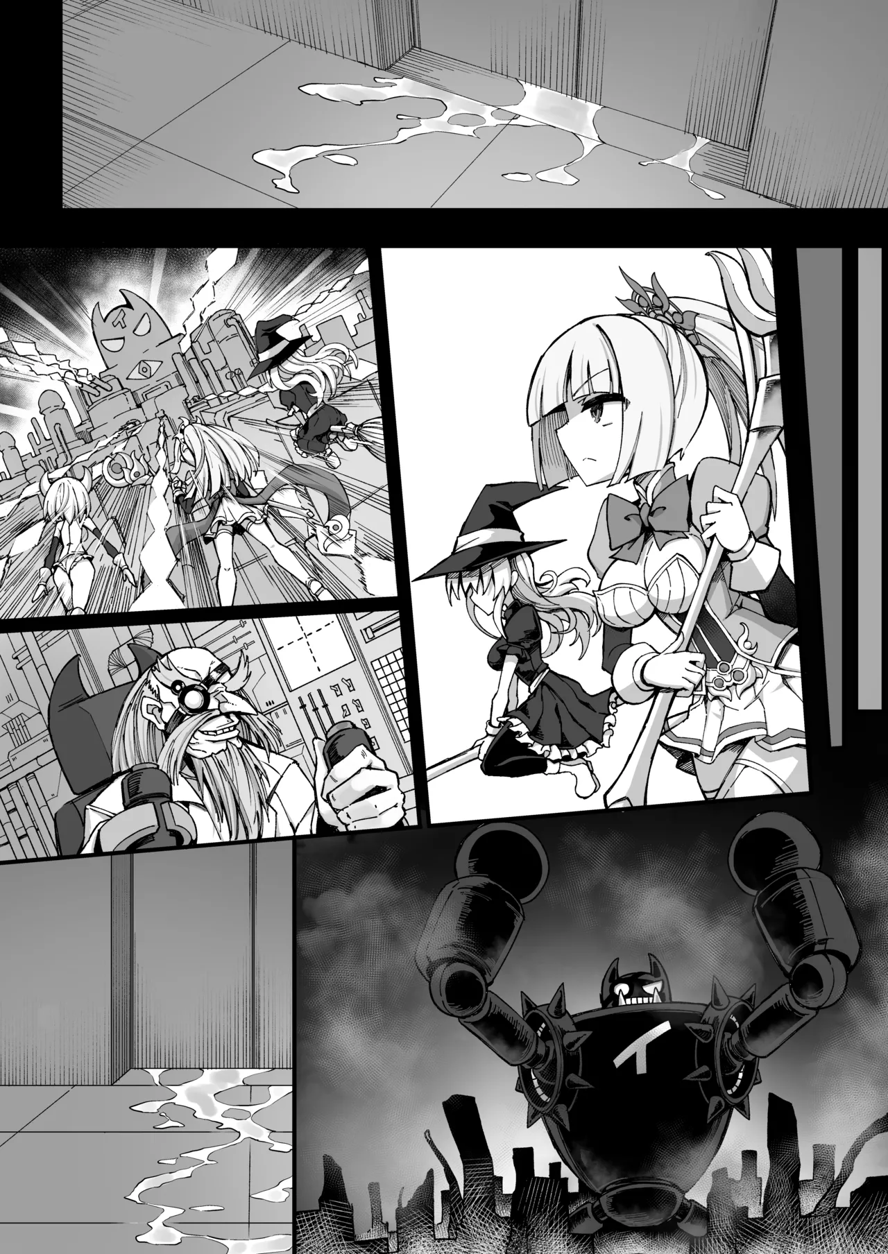 Mazoneko x Mahou Shoujo page 17 original parody - futanari pregnant hentai manga - read online free