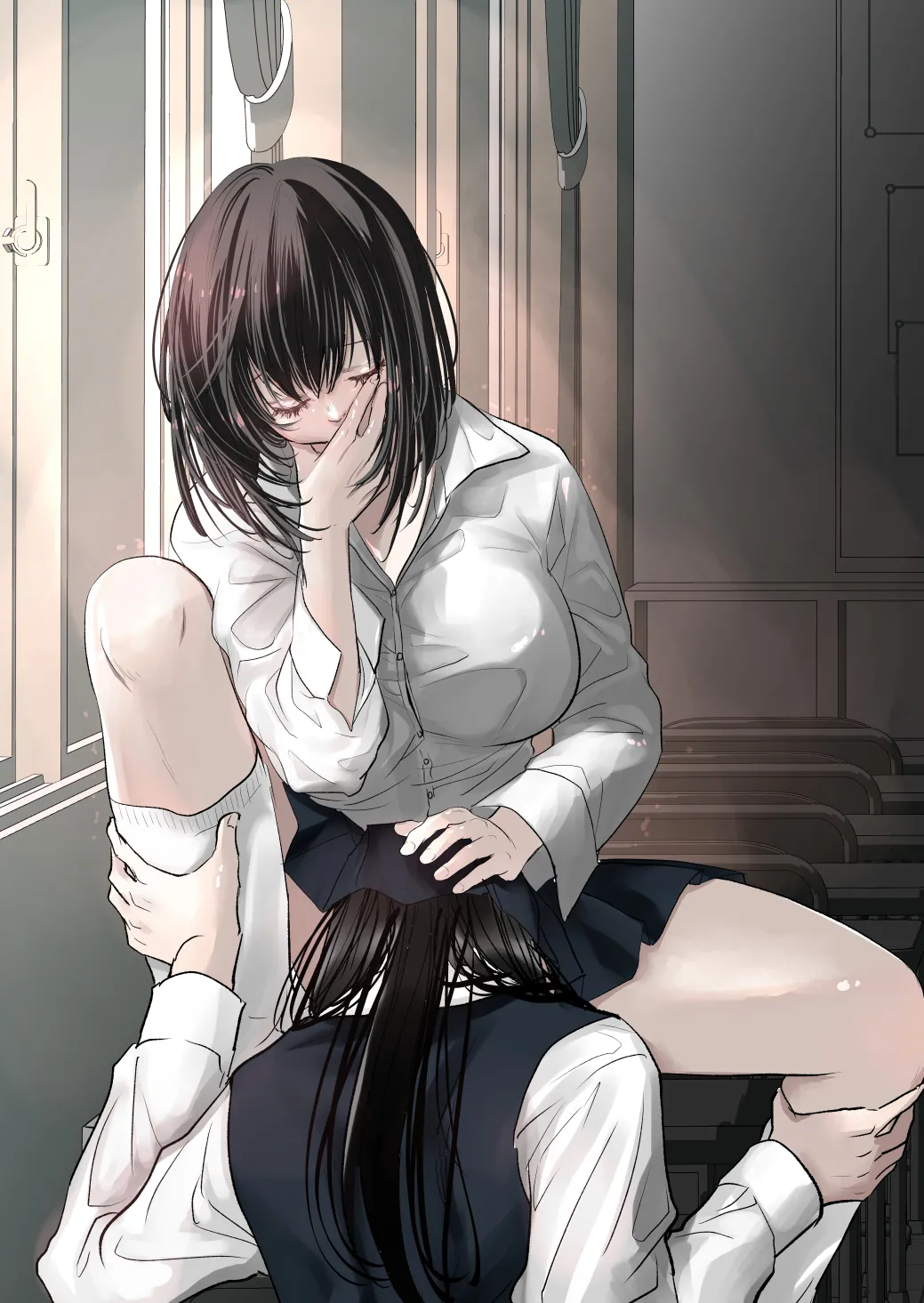 Daisuki!Yuri page 22 original parody - full color yuri hentai manga - read online free