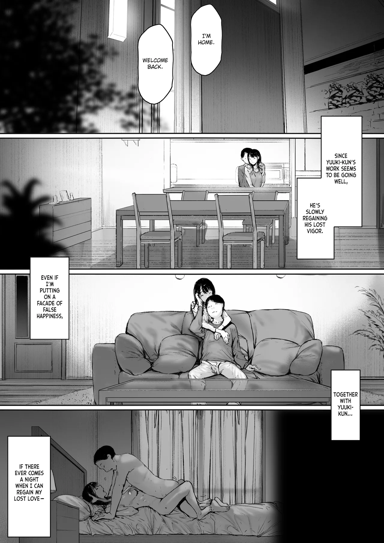 [Morita Shiki] Gifu to Doukyou Suru ni Natta Shiawase na Shinkon Seikatsu o Okuro Hazu datta no ni Ch. 2 | Now Living With My Father-In-Law, I Was Supposed to Have a Happy Newlywed Life Part 2 [English] [Chalklog] page 88 original parody - inseki milf hentai manga - read online free