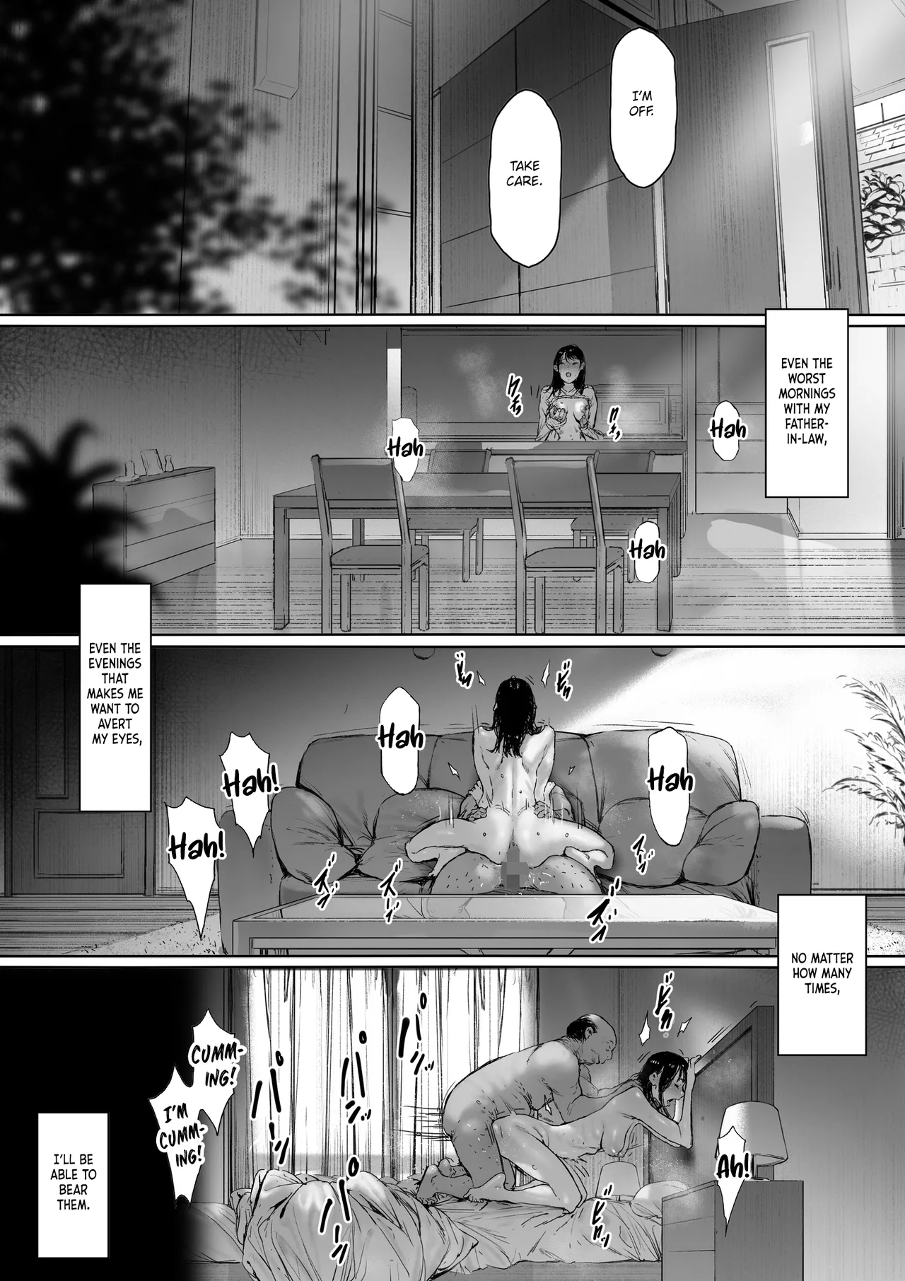 [Morita Shiki] Gifu to Doukyou Suru ni Natta Shiawase na Shinkon Seikatsu o Okuro Hazu datta no ni Ch. 2 | Now Living With My Father-In-Law, I Was Supposed to Have a Happy Newlywed Life Part 2 [English] [Chalklog] page 89 original parody - sole female nakadashi hentai manga - read online free