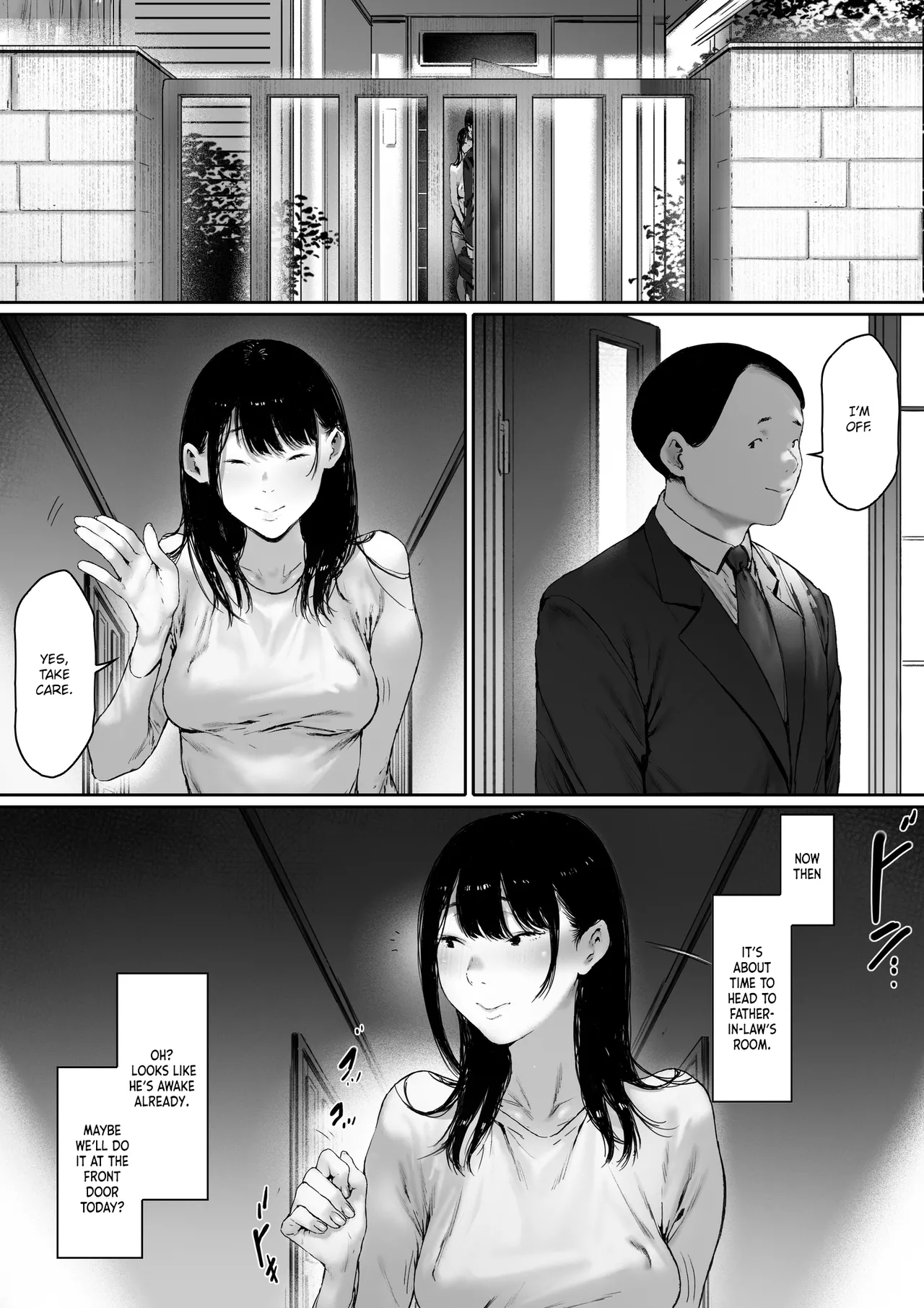 [Morita Shiki] Gifu to Doukyou Suru ni Natta Shiawase na Shinkon Seikatsu o Okuro Hazu datta no ni Ch. 2 | Now Living With My Father-In-Law, I Was Supposed to Have a Happy Newlywed Life Part 2 [English] [Chalklog] page 94 original parody - sole female nakadashi hentai manga - read online free