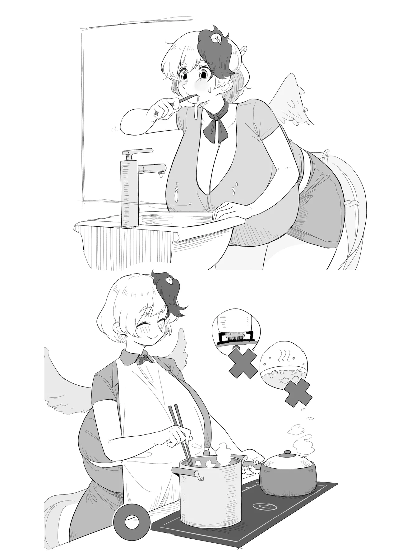 Kutaka-san ni Nerawareta!? page 36 featuring kutaka niwatari touhou project parody - futanari big breasts hentai manga - read online free