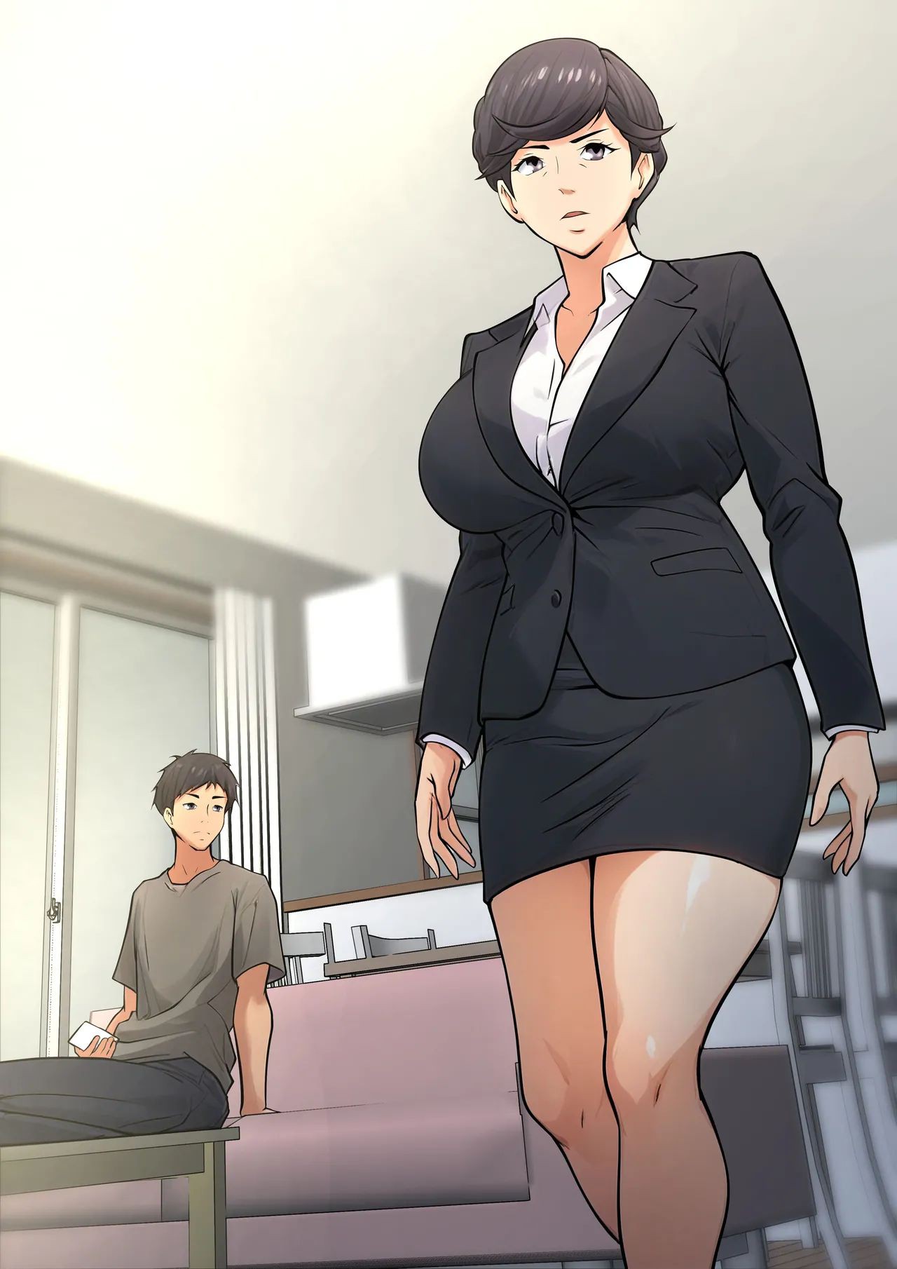 Shikatanaku kāchan to sekkusu shimasu - I Have No Choice But to Have Sex with My Mother page 26 original parody - sole female sole male hentai manga - read online free