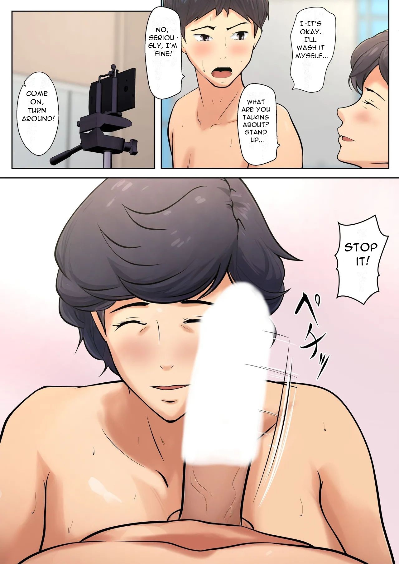 Shikatanaku kāchan to sekkusu shimasu - I Have No Choice But to Have Sex with My Mother page 46 original parody - milf big breasts hentai manga - read online free