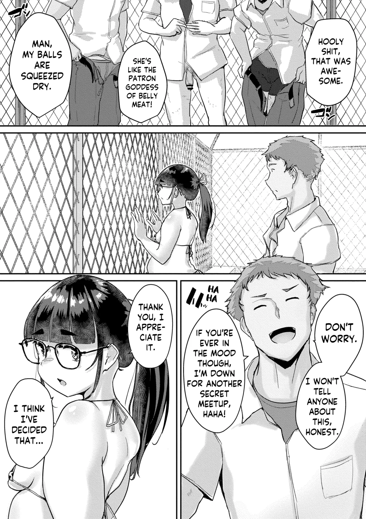 Muchi Pocha JK Fuuki Iin to Himitsu no Okujou | Super Thicc Schoolgirls: The Disciplinary Committee Girl's Rooftop Secret page 25 - swimsuit bbw hentai manga - read online free