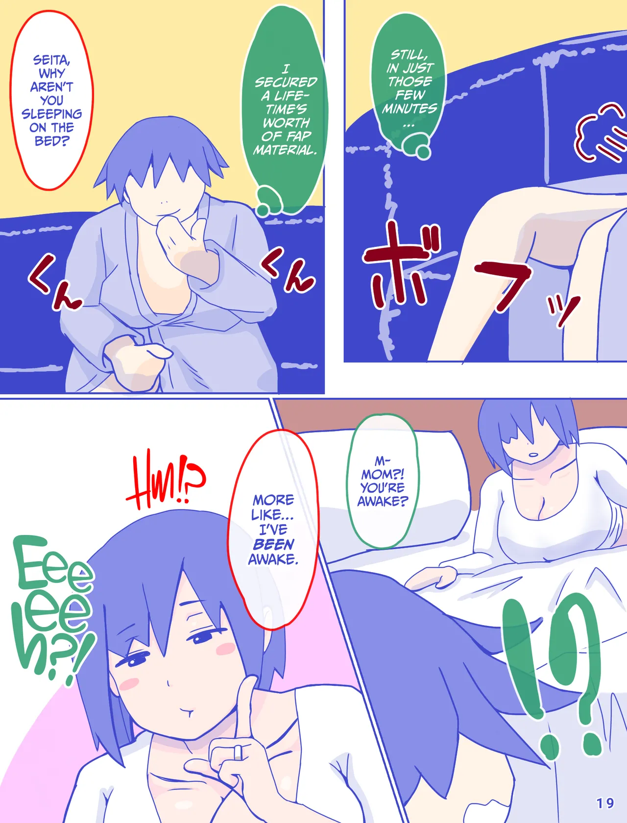 Kaa-san to Omoide no Shimapan page 21 original parody - sole female sole male hentai manga - read online free