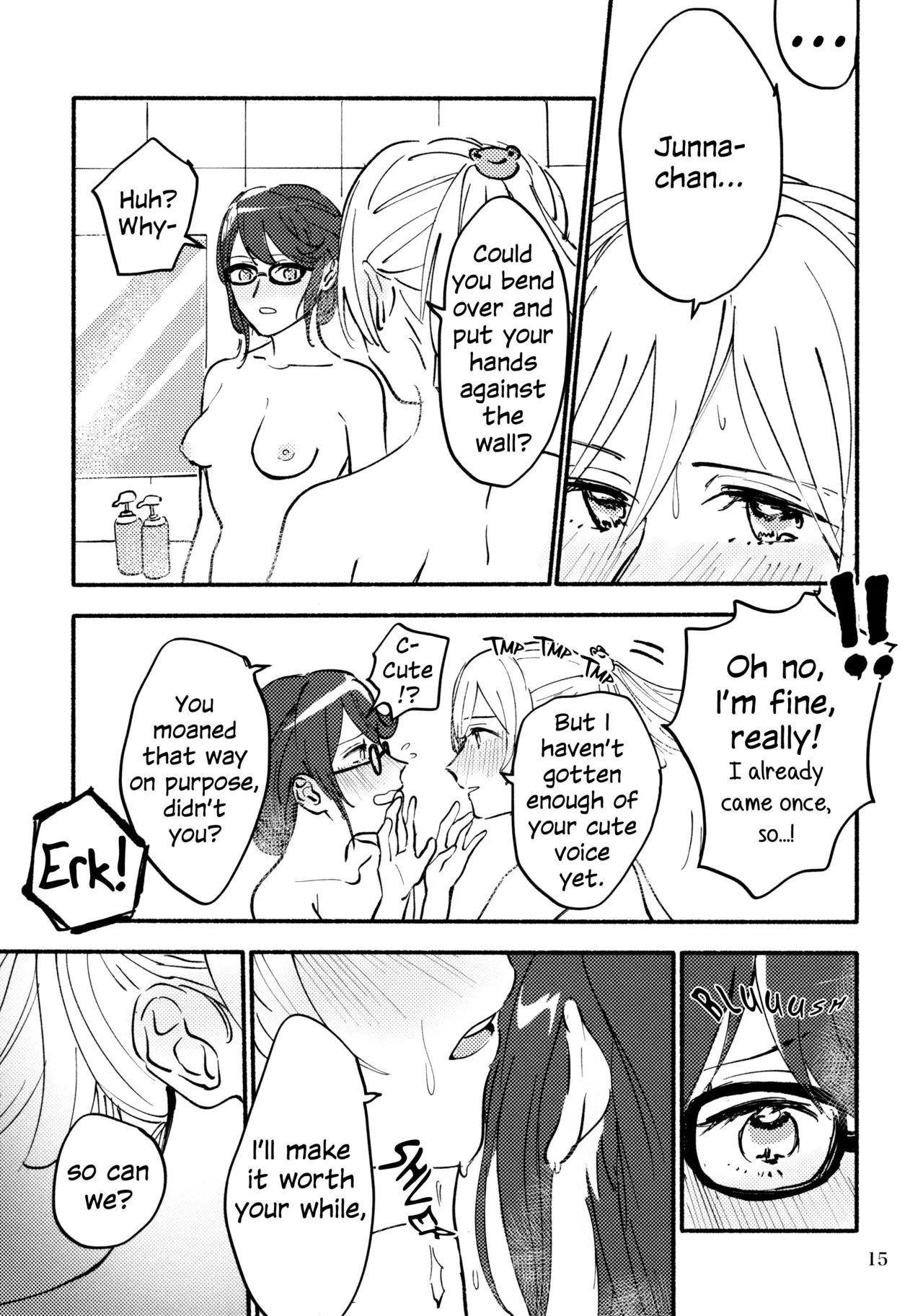 Yokujou Appassionato | Bathtime Appassionato page 16 featuring junna hoshimi shoujo kageki revue starlight parody - hairy yuri hentai manga - read online free