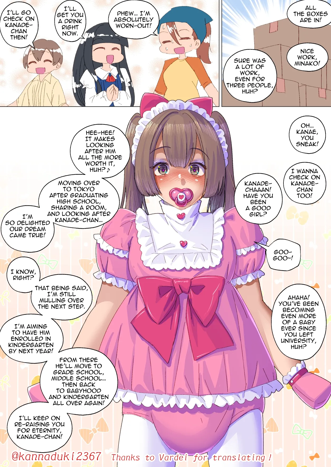 Short Sissy Stories page 20 original parody - full color infantilism hentai manga - read online free
