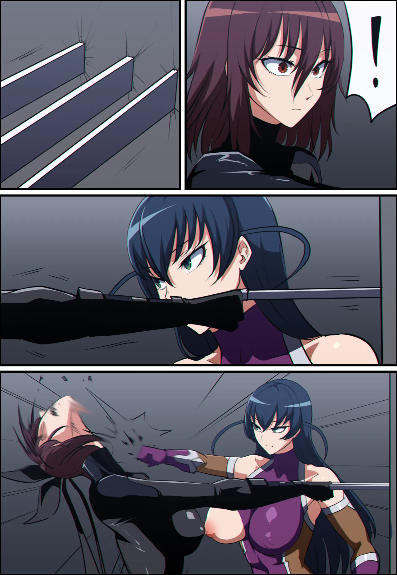 TAIMANIN SERIES - Asagi Igawa / Mizuki Shiranui [Ep.3 - Part1+2] | (pixiv fanbox) page 11 featuring asagi igawa taimanin asagi parody - full color robot hentai manga - read online free