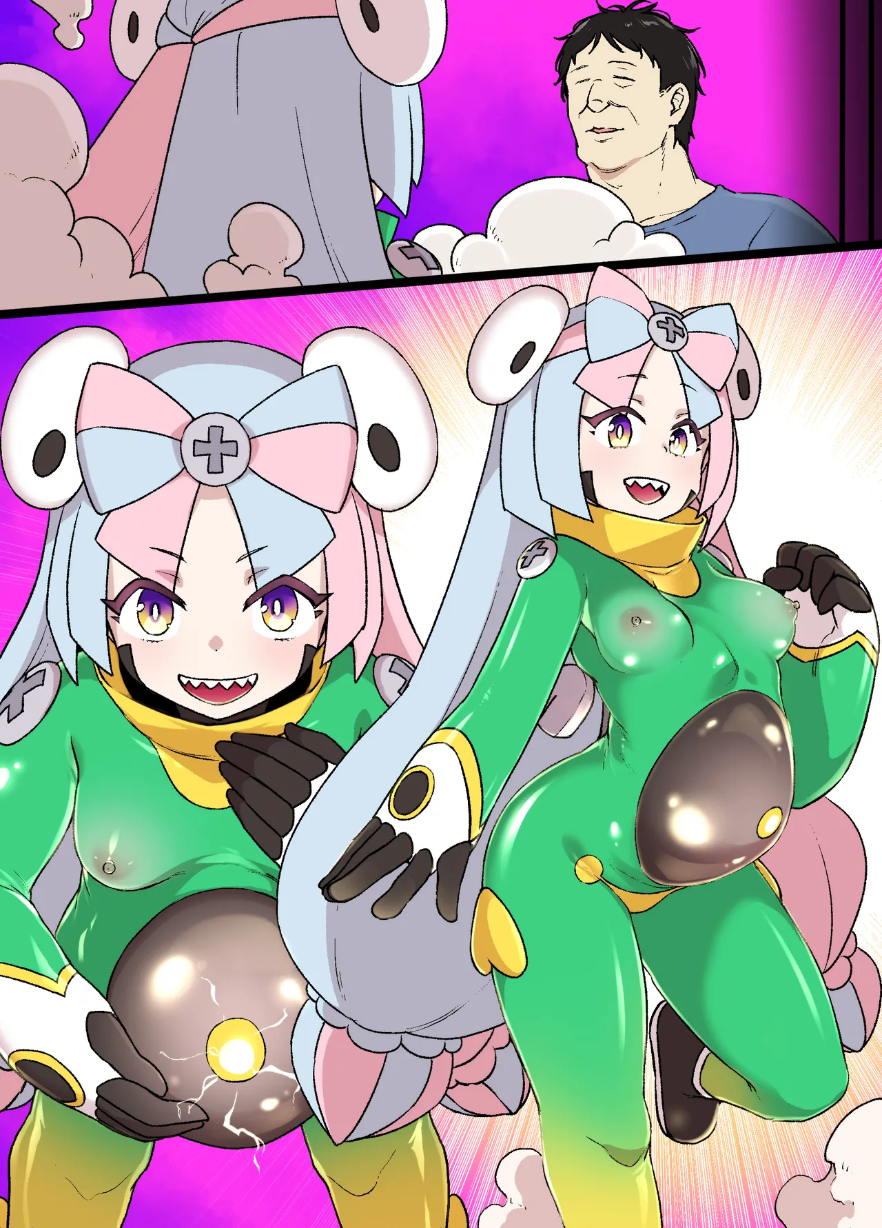 Slave Ball Sennou page 20 featuring iono pokemon parody - unusual teeth transformation hentai manga - read online free