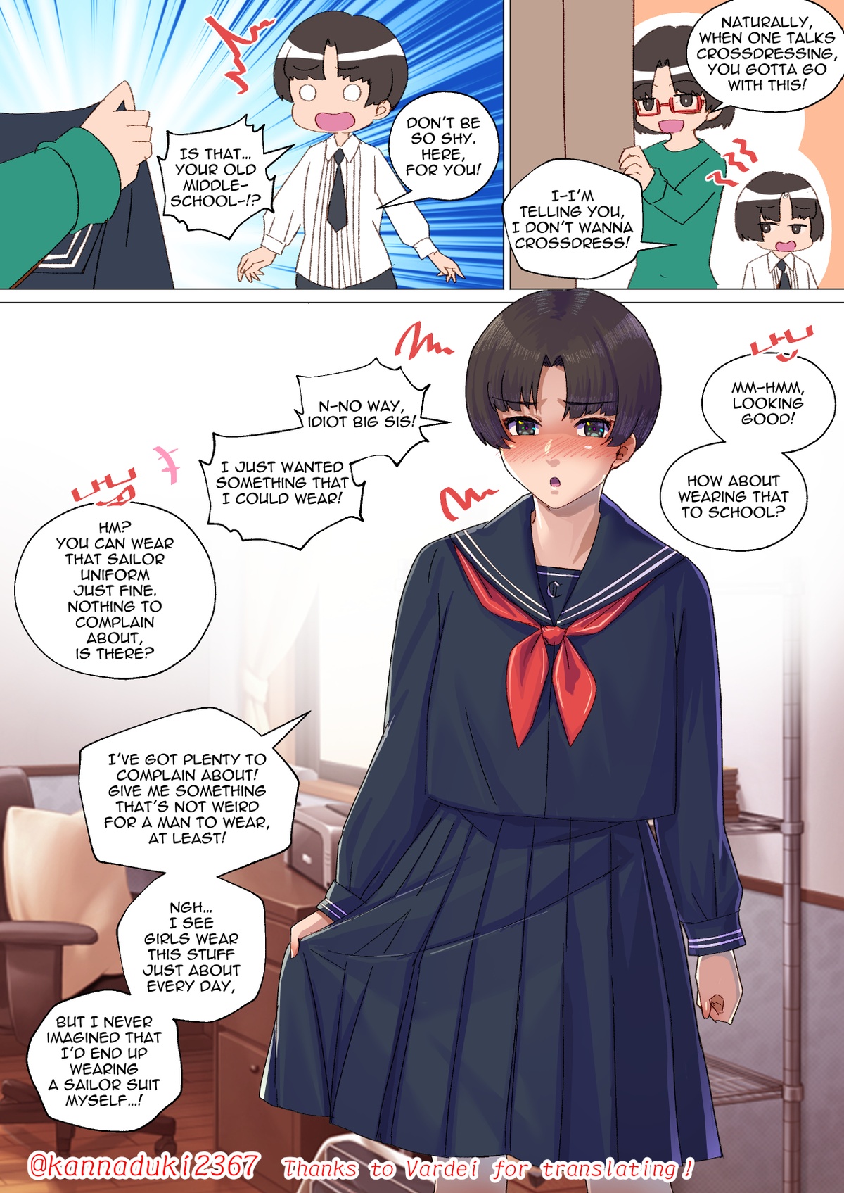[Jugatsu Usagi] Hand-Me-Down Boys page 26 original parody - full color infantilism hentai manga - read online free