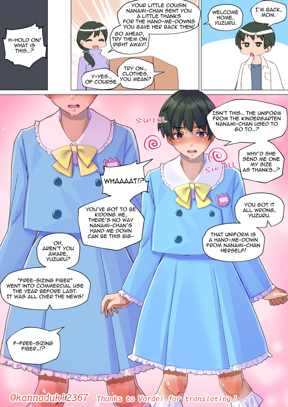 [Jugatsu Usagi] Hand-Me-Down Boys page 40 original parody - full color infantilism hentai manga - read online free