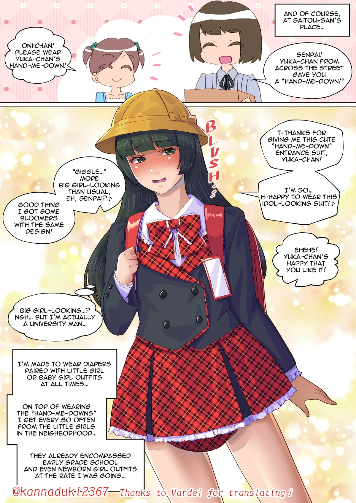 [Jugatsu Usagi] Hand-Me-Down Boys page 61 original parody - full color infantilism hentai manga - read online free