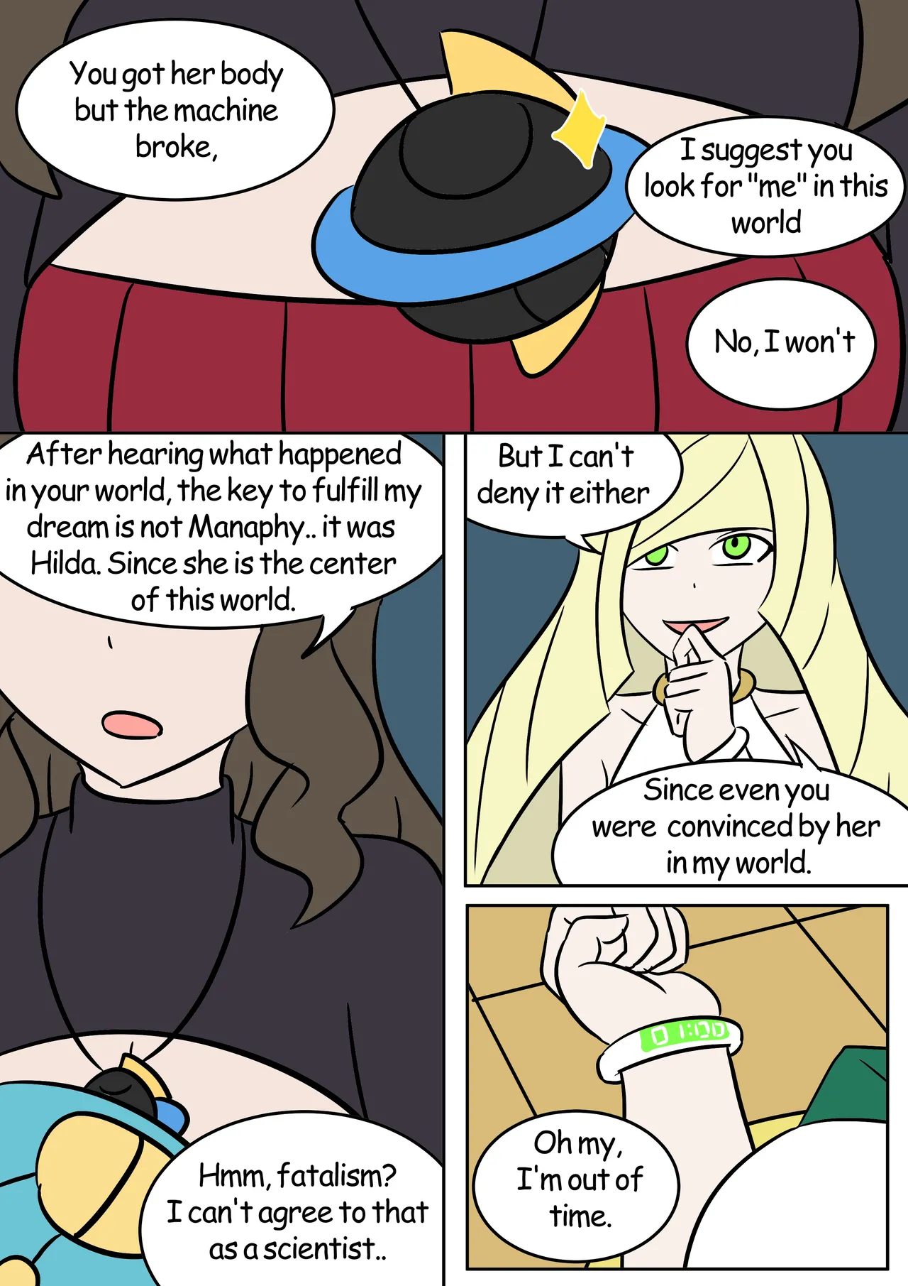 What if page 25 featuring cynthia pokemon parody - body swap crossdressing hentai manga - read online free