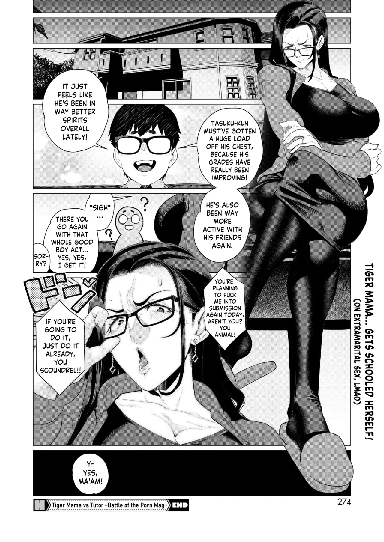 [Minamida U-Suke] Kyouiku Mama Tai Kateikyoushi ~Erobon Tousou~ | Tiger Mama vs Tutor ~Battle of the Porn Mag~ (COMIC HOTMiLK Koime Vol. 46) [English] [skibidibenki] [Digital] page 18 - sole female sole male hentai manga - read online free