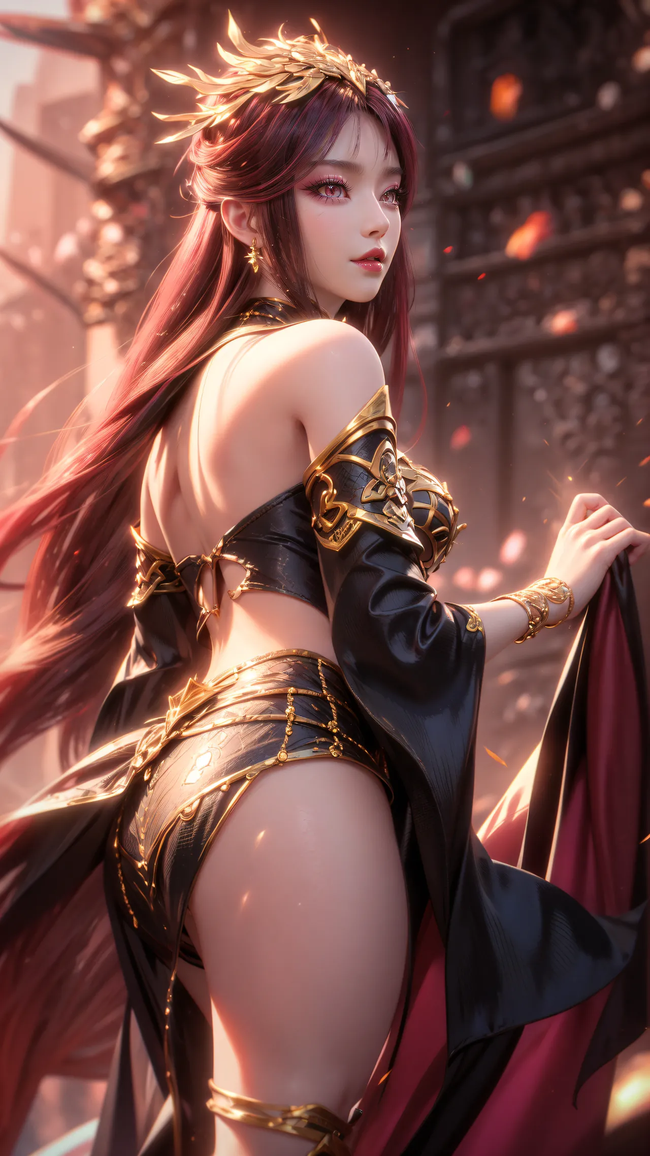 【DANDAN】Vol.045 百炼成神-毒血夫人 美艳风骚 page 19 featuring duxue furen bai lian cheng shen parody - very long hair ai generated hentai manga - read online free