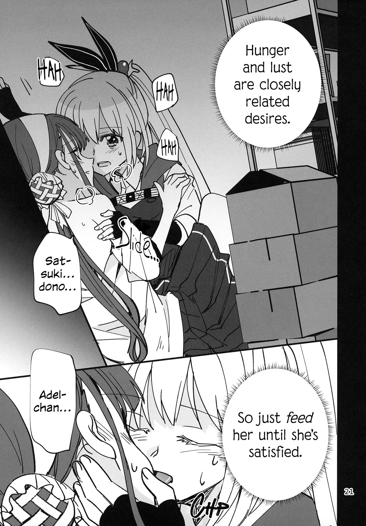 Shinobanu Ninja wa Kuishinbou | The Not-So Stealthy Ninja is a Glutton page 21 featuring adelheid kanzaki heaven burns red parody - yuri females only hentai manga - read online free