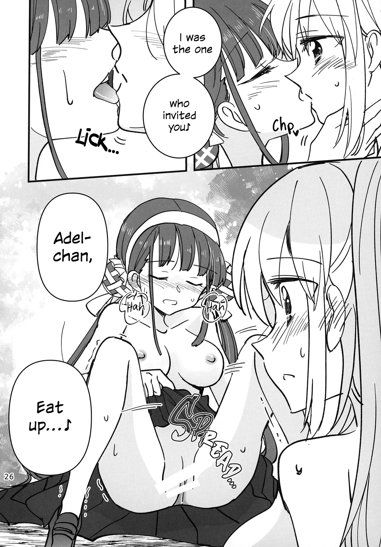 Shinobanu Ninja wa Kuishinbou | The Not-So Stealthy Ninja is a Glutton page 26 featuring adelheid kanzaki heaven burns red parody - cunnilingus females only hentai manga - read online free