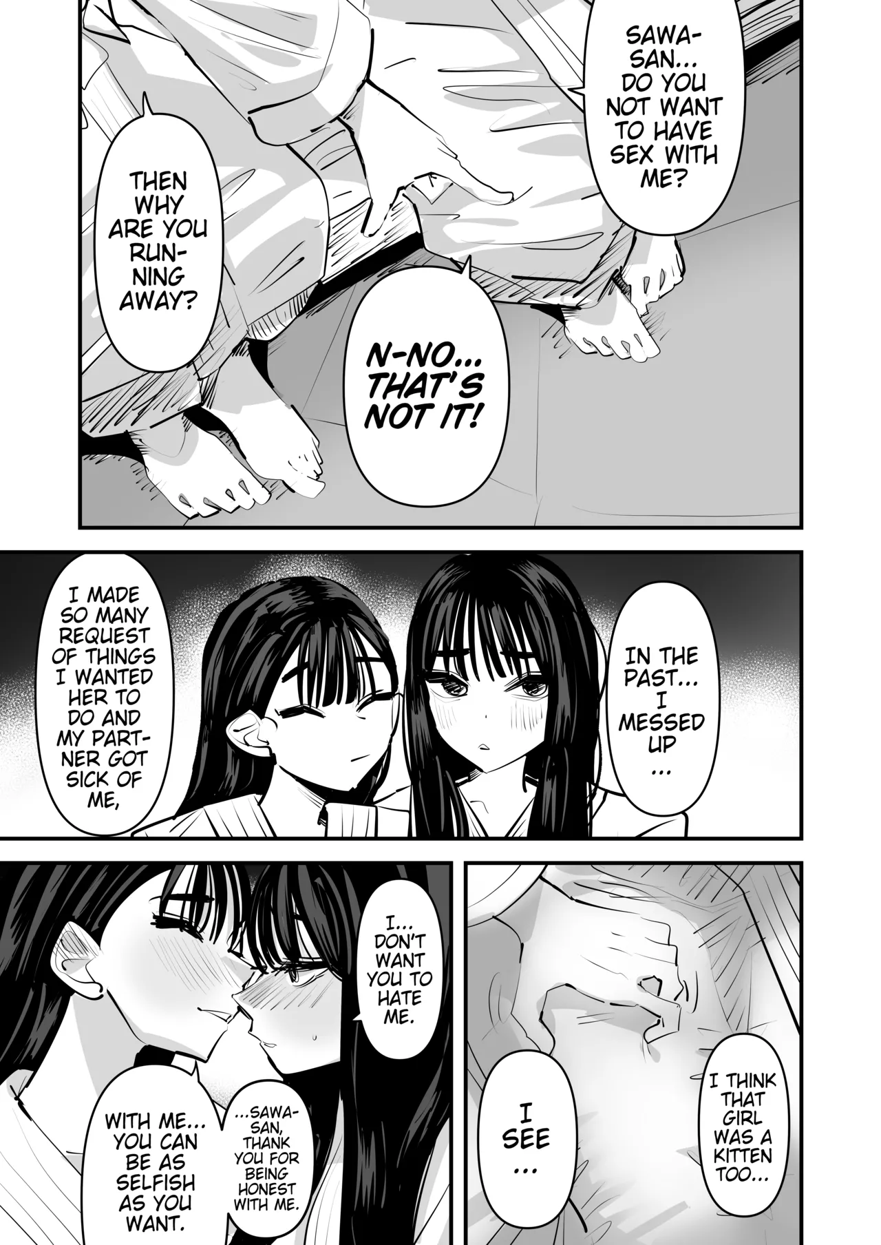 Iincho no Kuse ni Yuri Sex Chou Umakute Maji Mukatsuku | She's Crazy Good at Yuri Sex Despite Being the Student President and it Seriously Pisses Me Off page 14 original parody - squirting kissing hentai manga - read online free