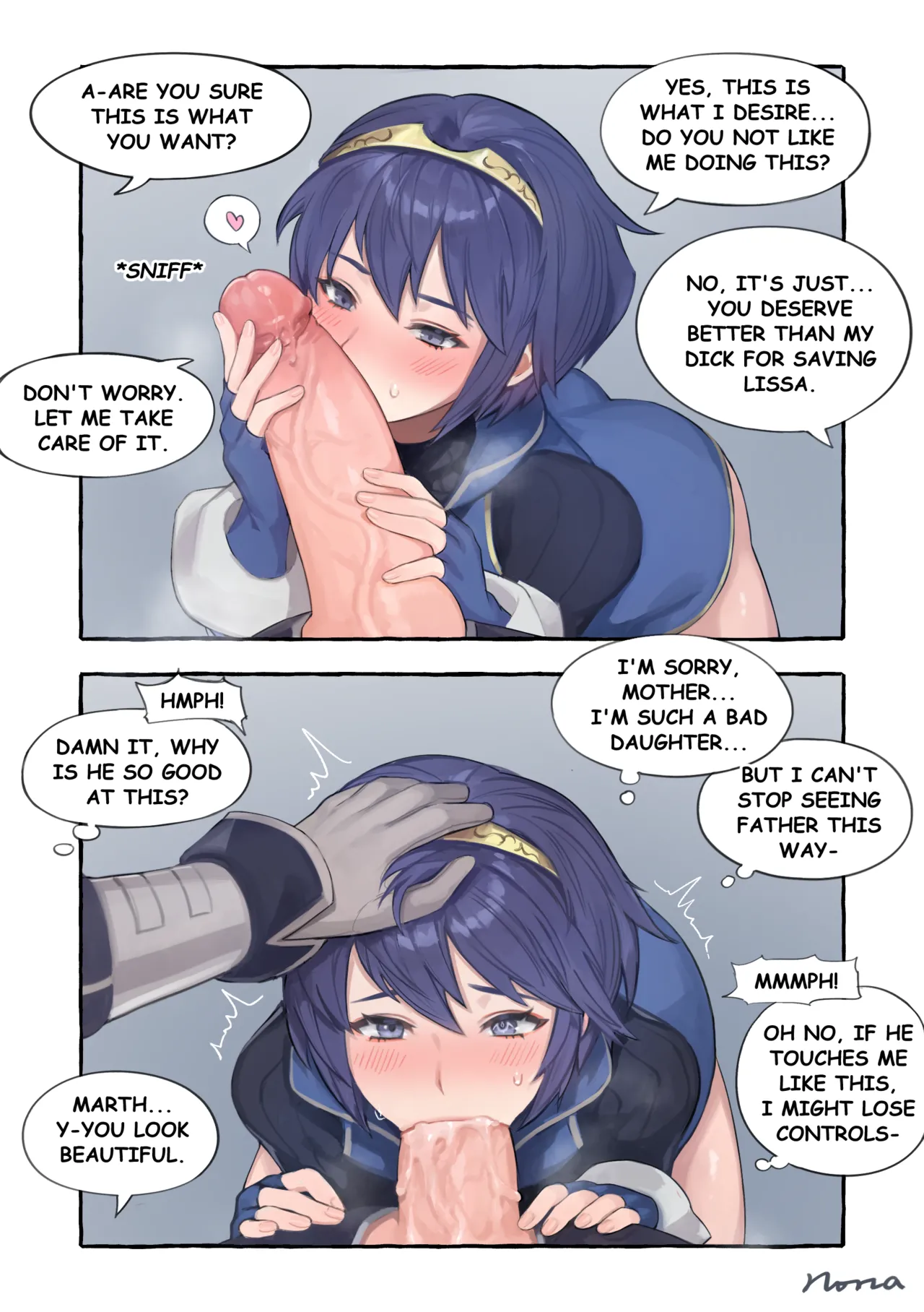 Lucina Claiming Her Reward page 9 featuring lucina fire emblem awakening parody - sole female sole male hentai manga - read online free