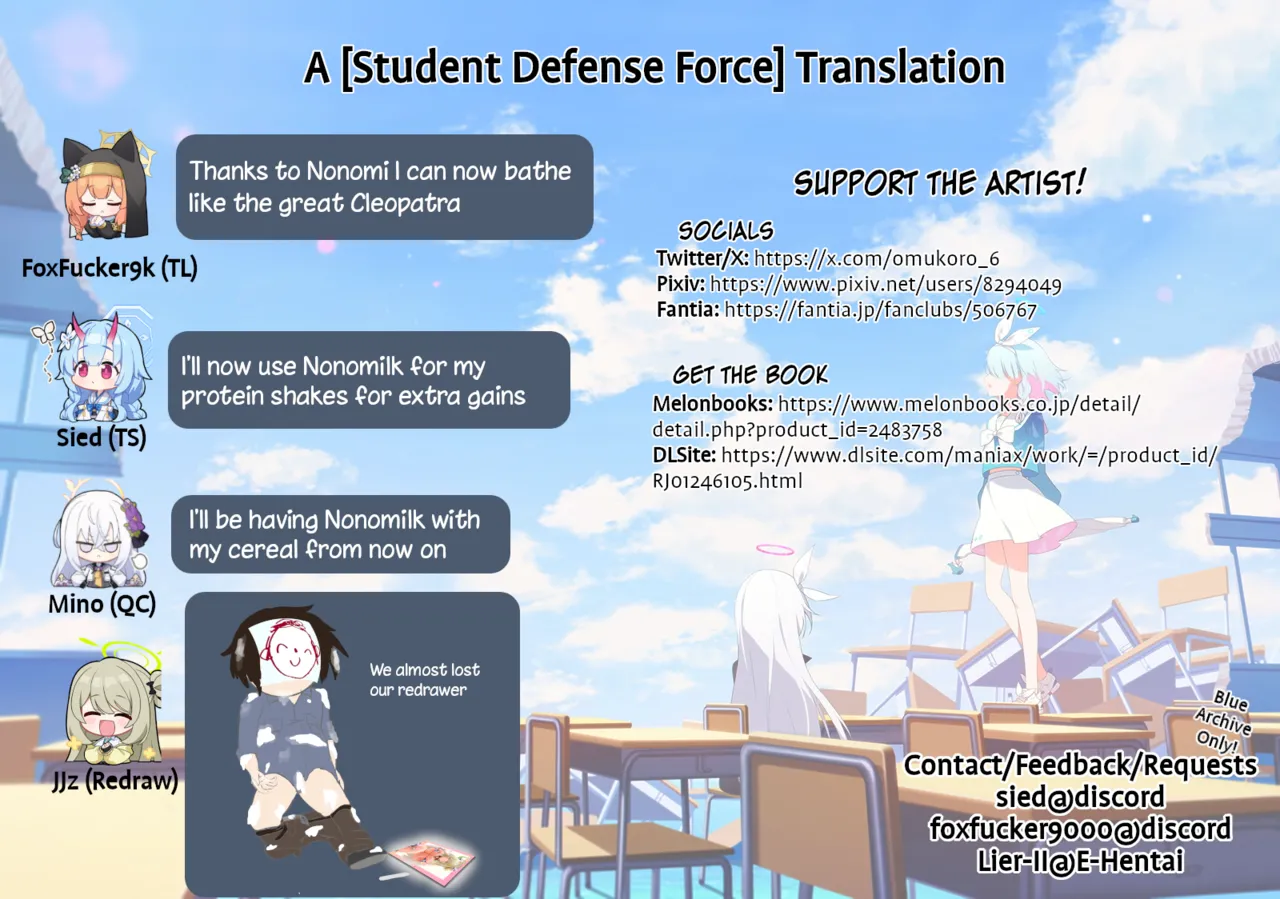 Sensei! Oppai ga Tomarimasen! | Sensei! My milk won't stop! page 28 featuring nonomi izayoi blue archive parody - handjob big breasts hentai manga - read online free