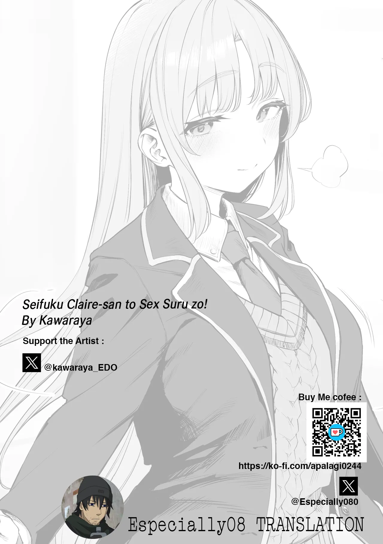 Seifuku Claire-san to Sex Suru zo! page 9 featuring sister claire nijisanji parody - sole female sole male hentai manga - read online free