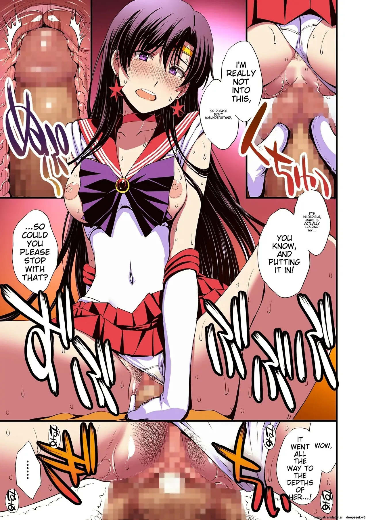 Mars to Haramase Koubi Full Color Soushuuhen | Mars' Impregnation page 52 featuring sailor mars sailor moon parody - sole female nakadashi hentai manga - read online free