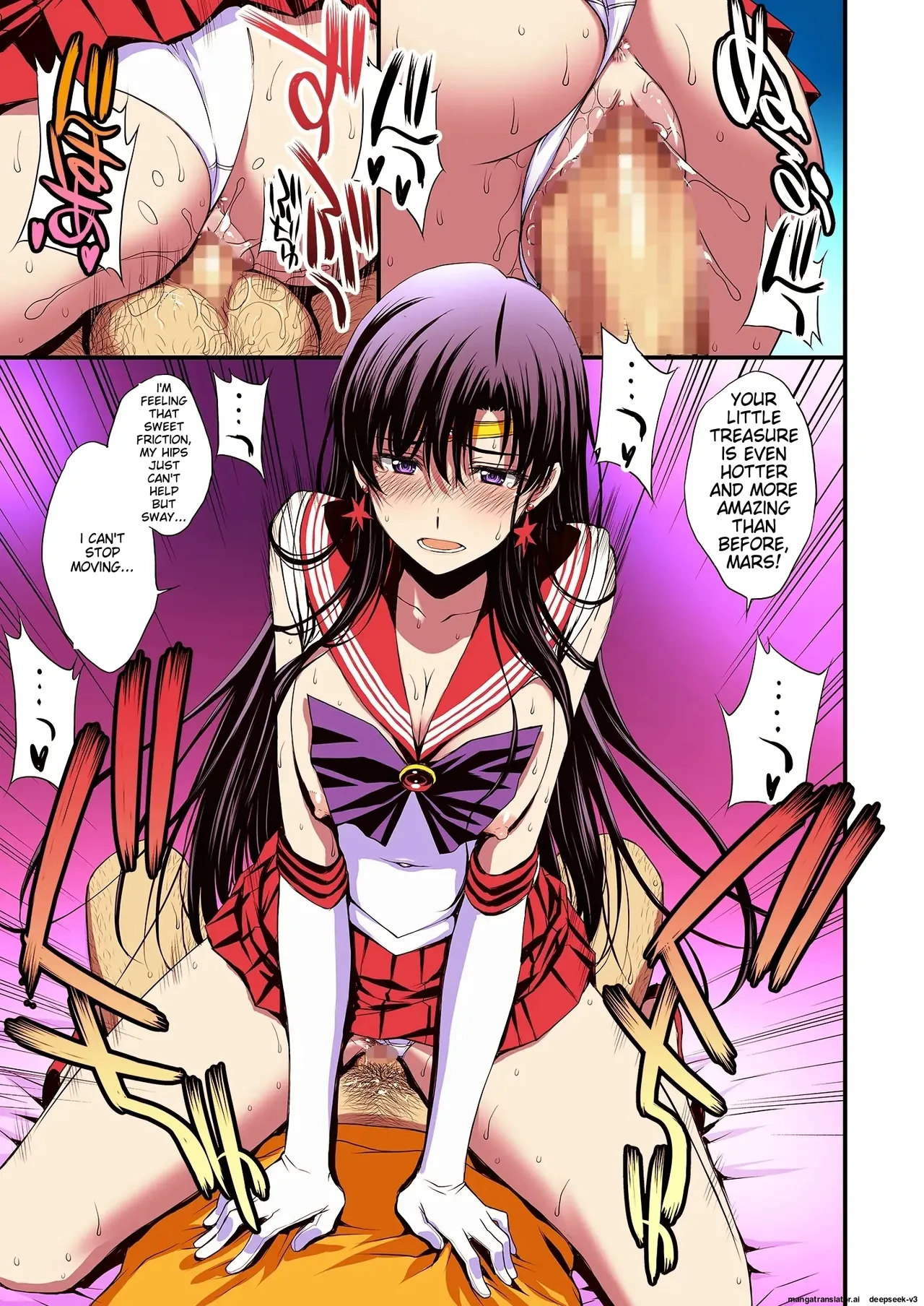 Mars to Haramase Koubi Full Color Soushuuhen | Mars' Impregnation page 60 featuring sailor mars sailor moon parody - magical girl nakadashi hentai manga - read online free