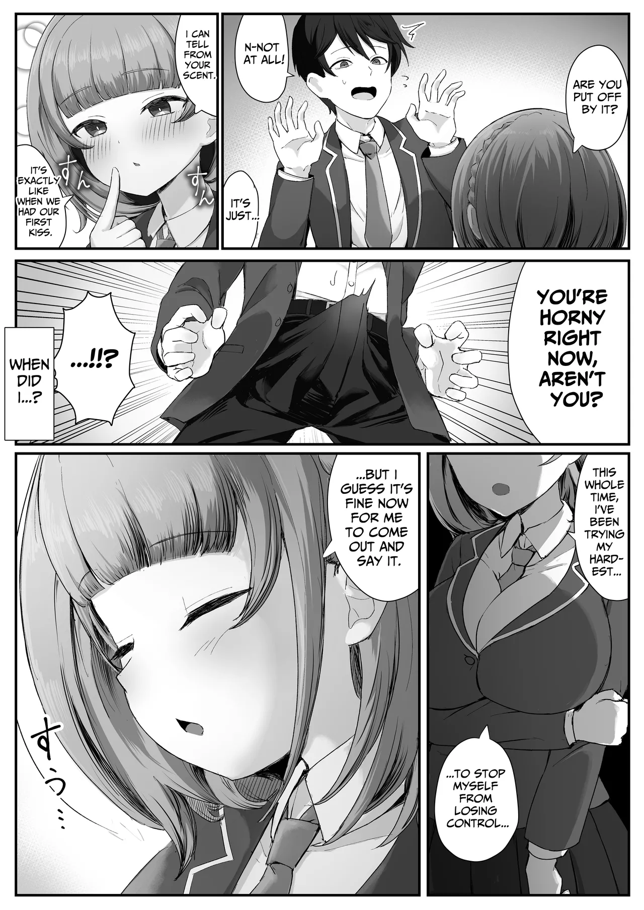 Teishinchou Cool-kei Muhyoujou Kanojo ga Ore no Nioi Fetish da to Hakkaku shitara Mou! | I Found Out That My Cool, Short, Deadpan Girlfriend Has A Smell Fetish! page 11 original parody - sole female sole male hentai manga - read online free