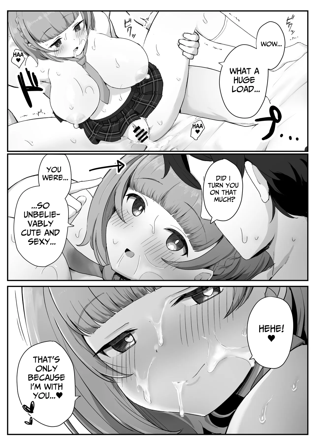 Teishinchou Cool-kei Muhyoujou Kanojo ga Ore no Nioi Fetish da to Hakkaku shitara Mou! | I Found Out That My Cool, Short, Deadpan Girlfriend Has A Smell Fetish! page 71 original parody - big breasts schoolboy uniform hentai manga - read online free