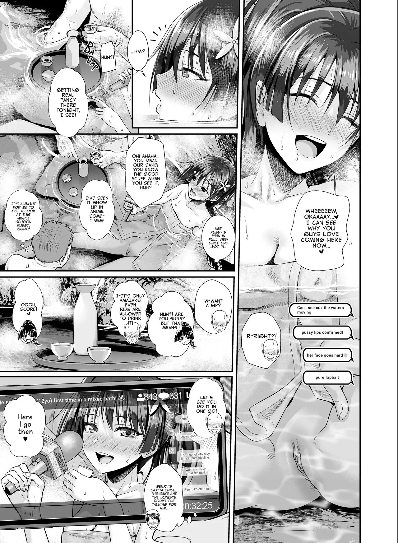 [40010 1-GO (Shimanto Shisakugata)] Saten-san Onsen Report o Suru Natsu - Saten-san's Hot Spring Report Summer (Toaru Kagaku no Railgun) [English] [Decensored] [Digital] page 13 featuring ruiko saten toaru project parody - sole female swimsuit hentai manga - read online free