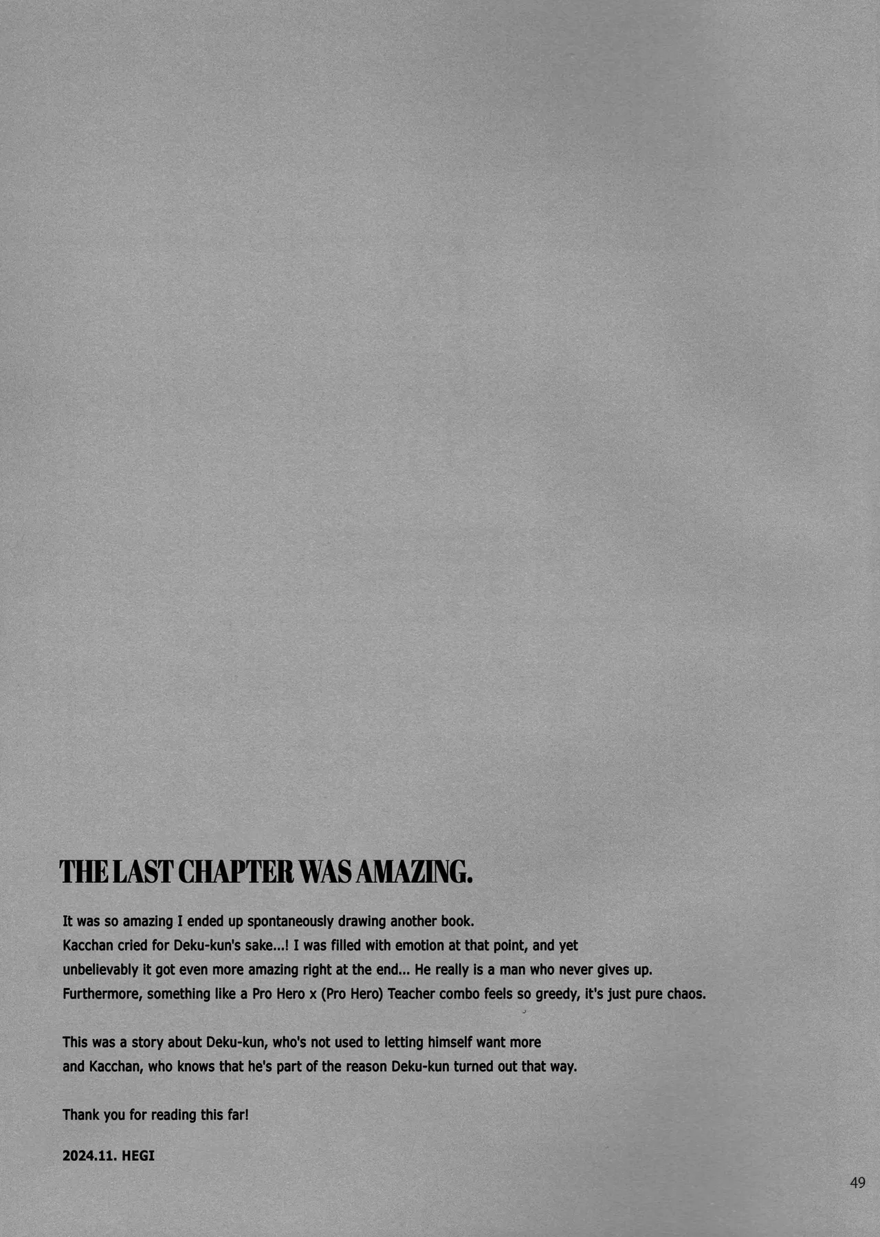 Greedy page 48 featuring katsuki bakugou my hero academia parody - anal anal intercourse hentai manga - read online free