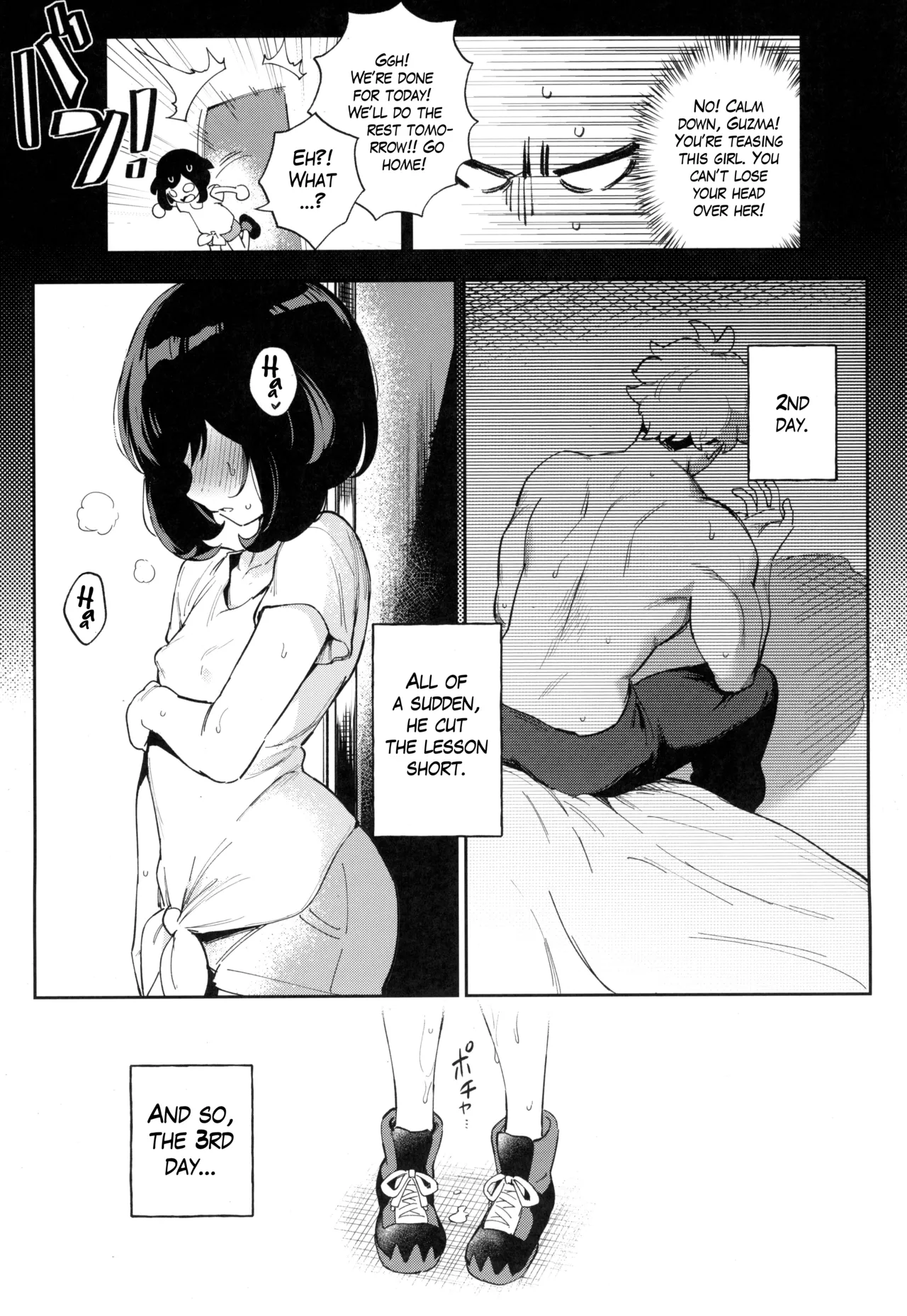 TWIN MOON page 14 featuring guzma pokemon parody - masturbation nakadashi hentai manga - read online free