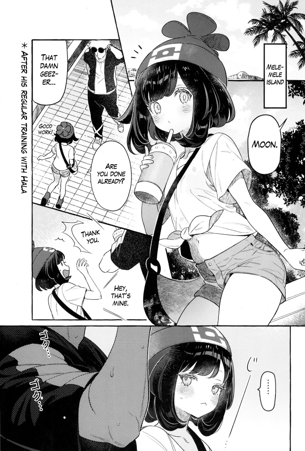 TWIN MOON page 36 featuring guzma pokemon parody - masturbation nakadashi hentai manga - read online free